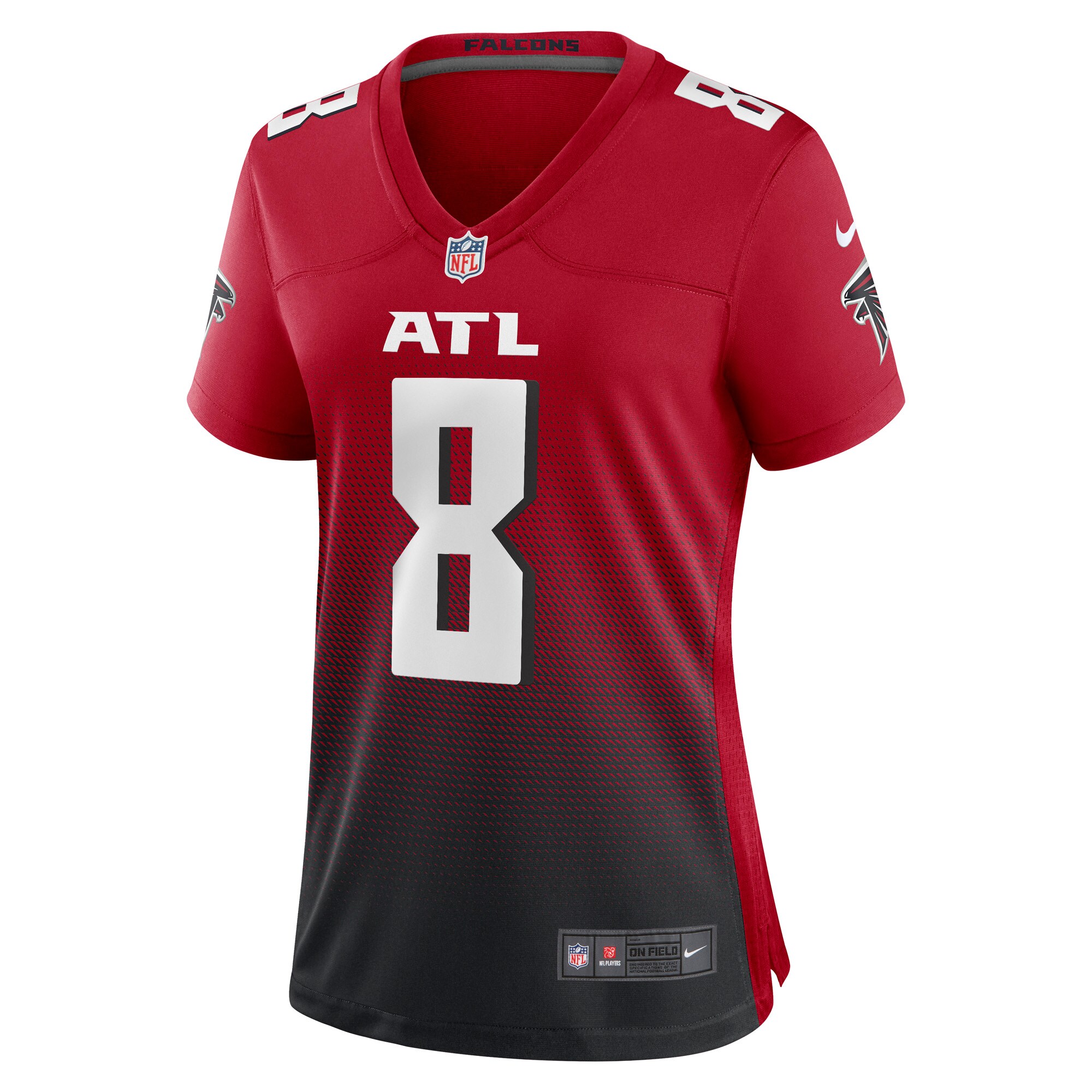 Kyle Pitts Atlanta Falcons  Women's Alternate Game Jersey - Red