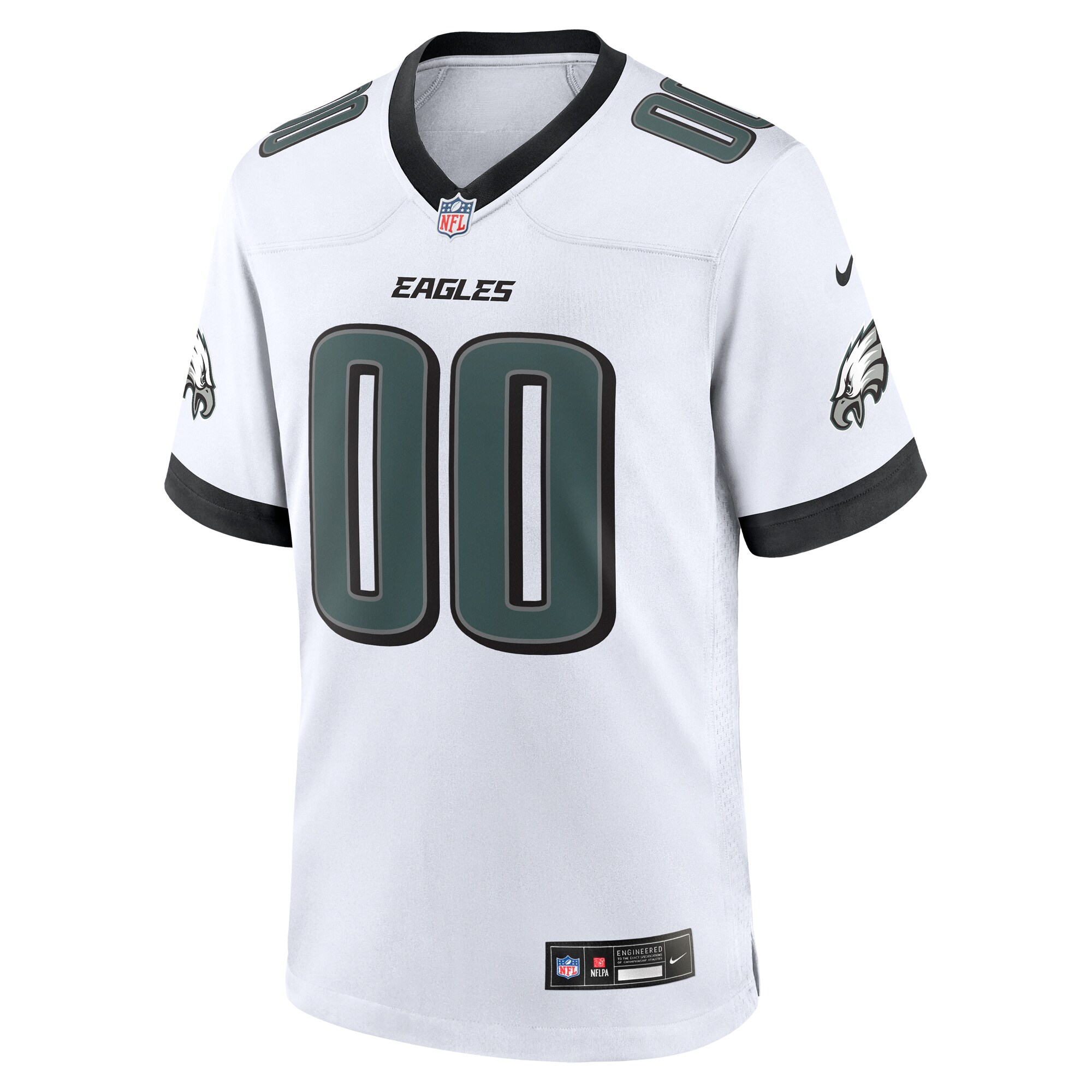 Philadelphia Eagles  Custom Game Jersey - White