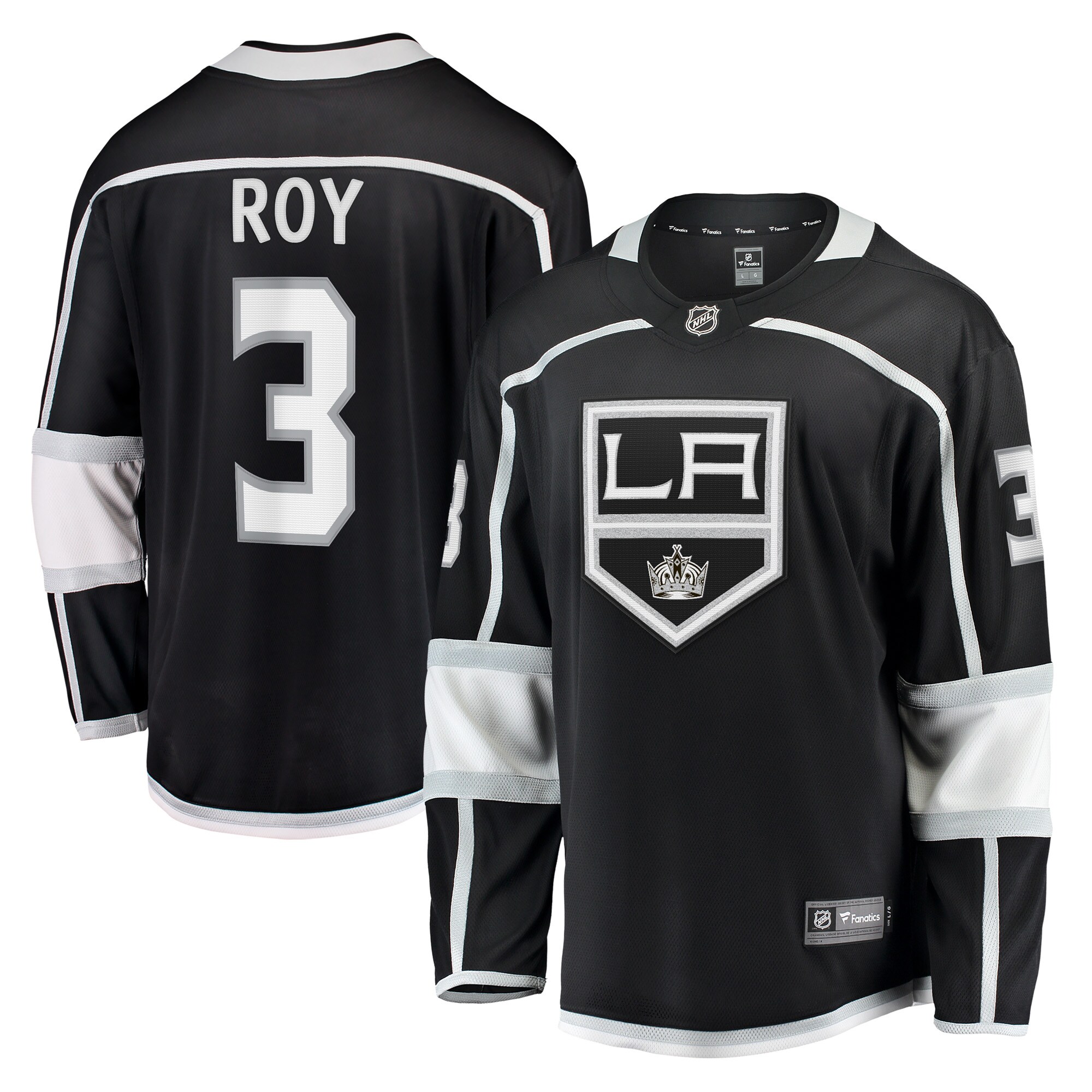Matt Roy Los Angeles Kings Fanatics Home Breakaway Player Jersey - Black