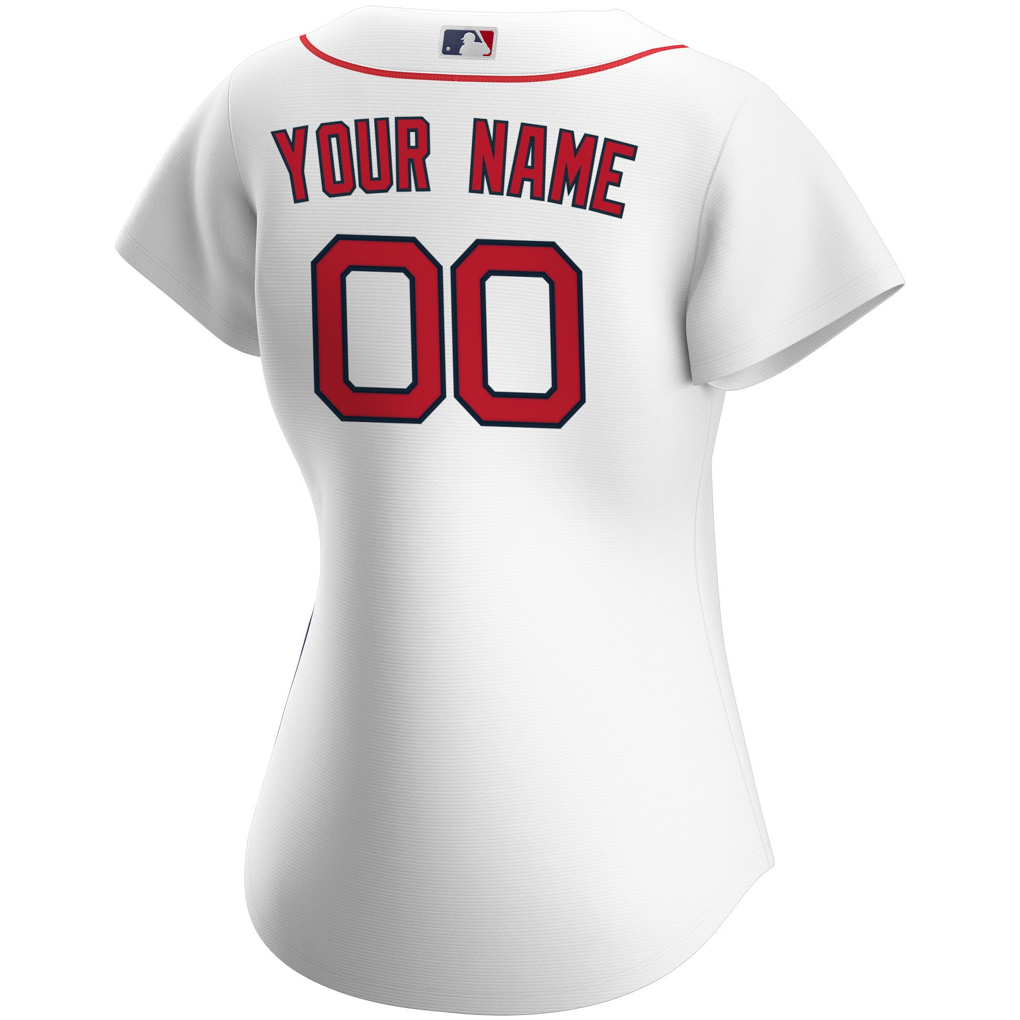 Boston Red Sox  Women's Home Replica Custom Jersey - White