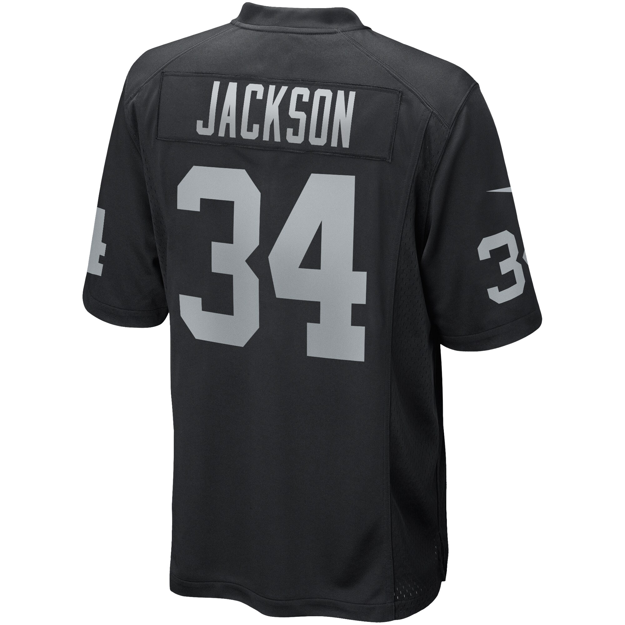 Bo Jackson Las Vegas Raiders  Game Retired Player Jersey - Black