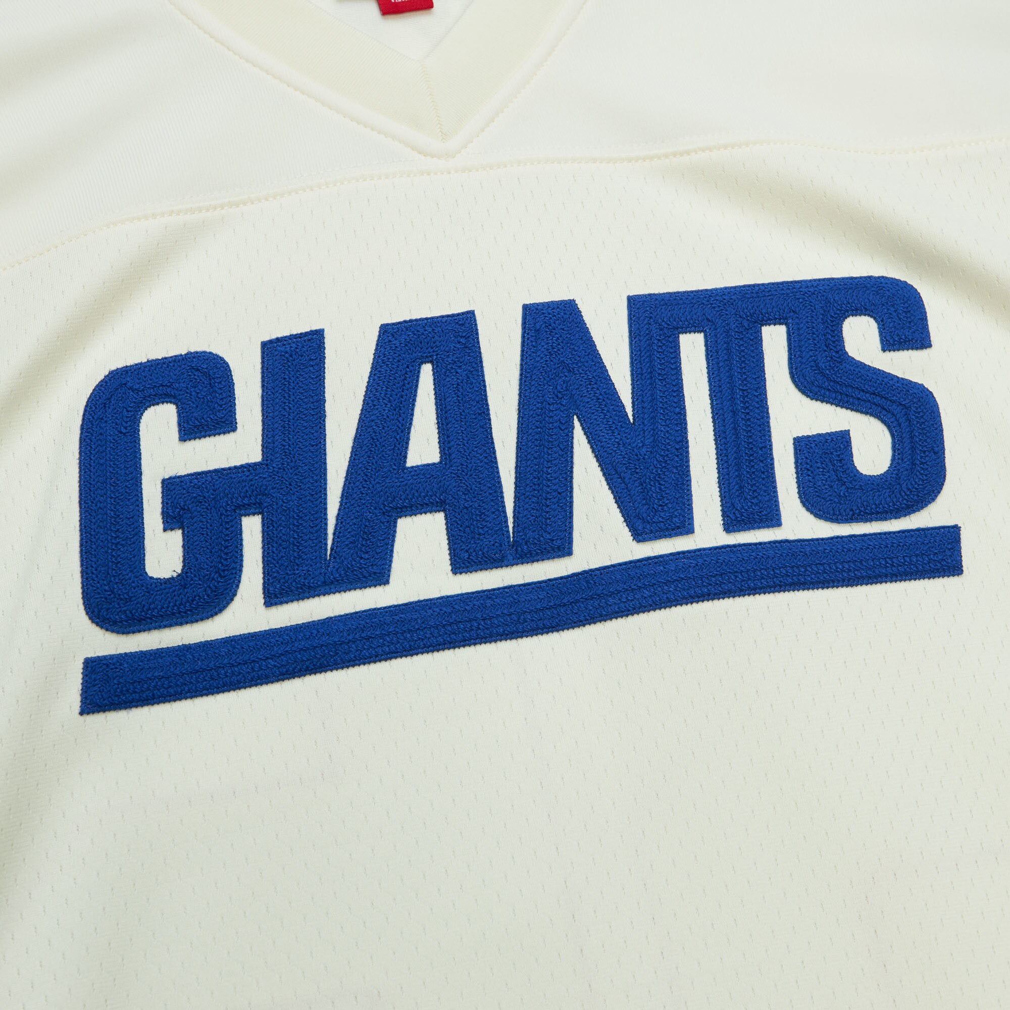 Lawrence Taylor New York Giants Mitchell & Ness Chainstitch Legacy Jersey - Cream