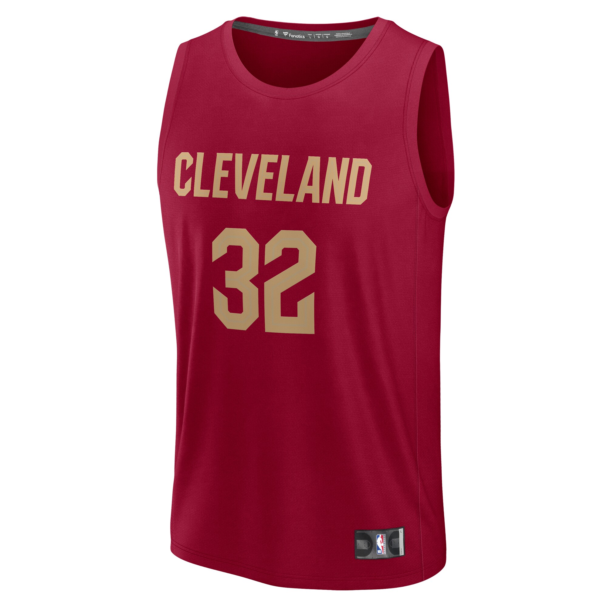 Dean Wade Cleveland Cavaliers Fanatics Fast Break Player Jersey - Icon Edition - Wine
