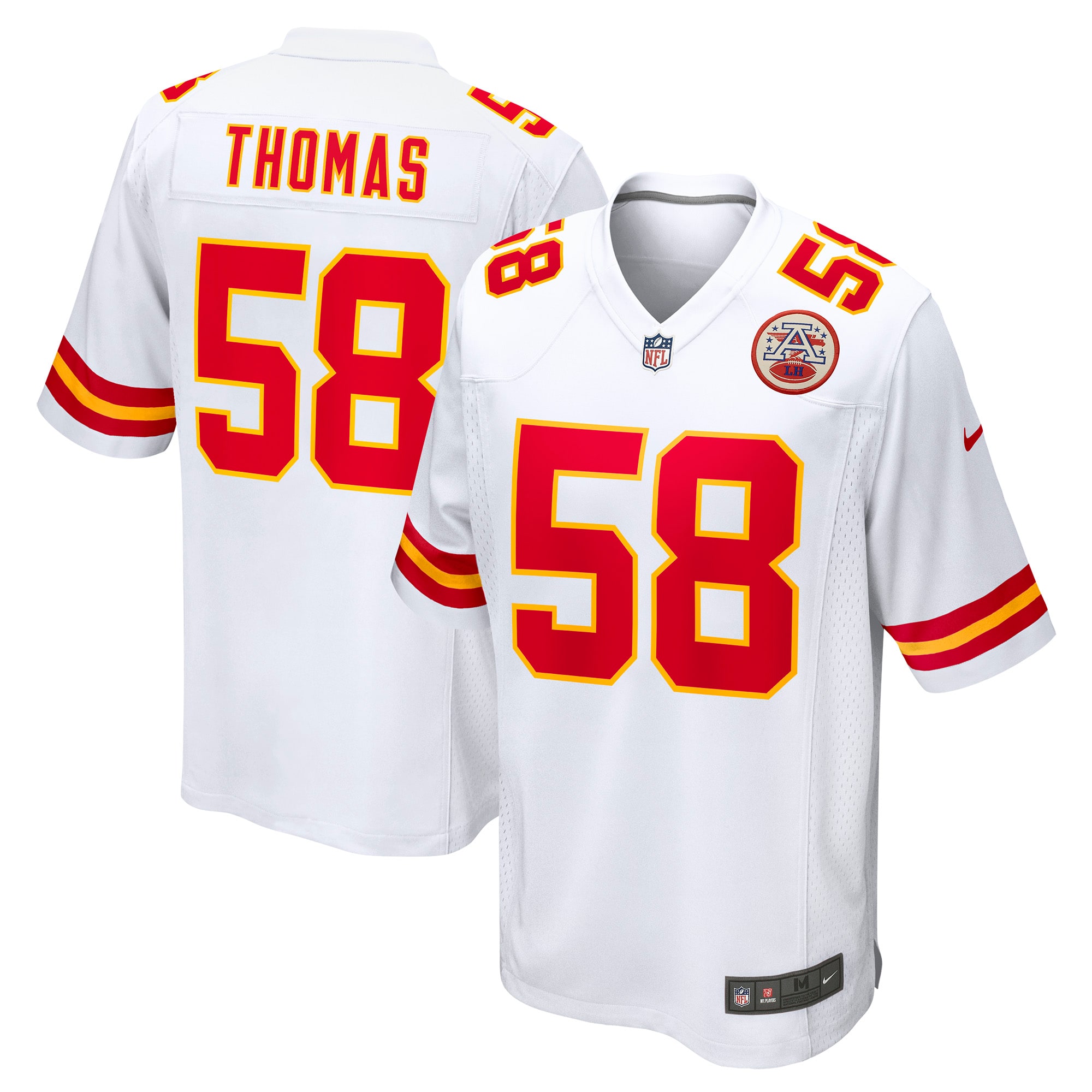 Derrick Thomas Kansas City Chiefs  Retired Player Game Jersey - White