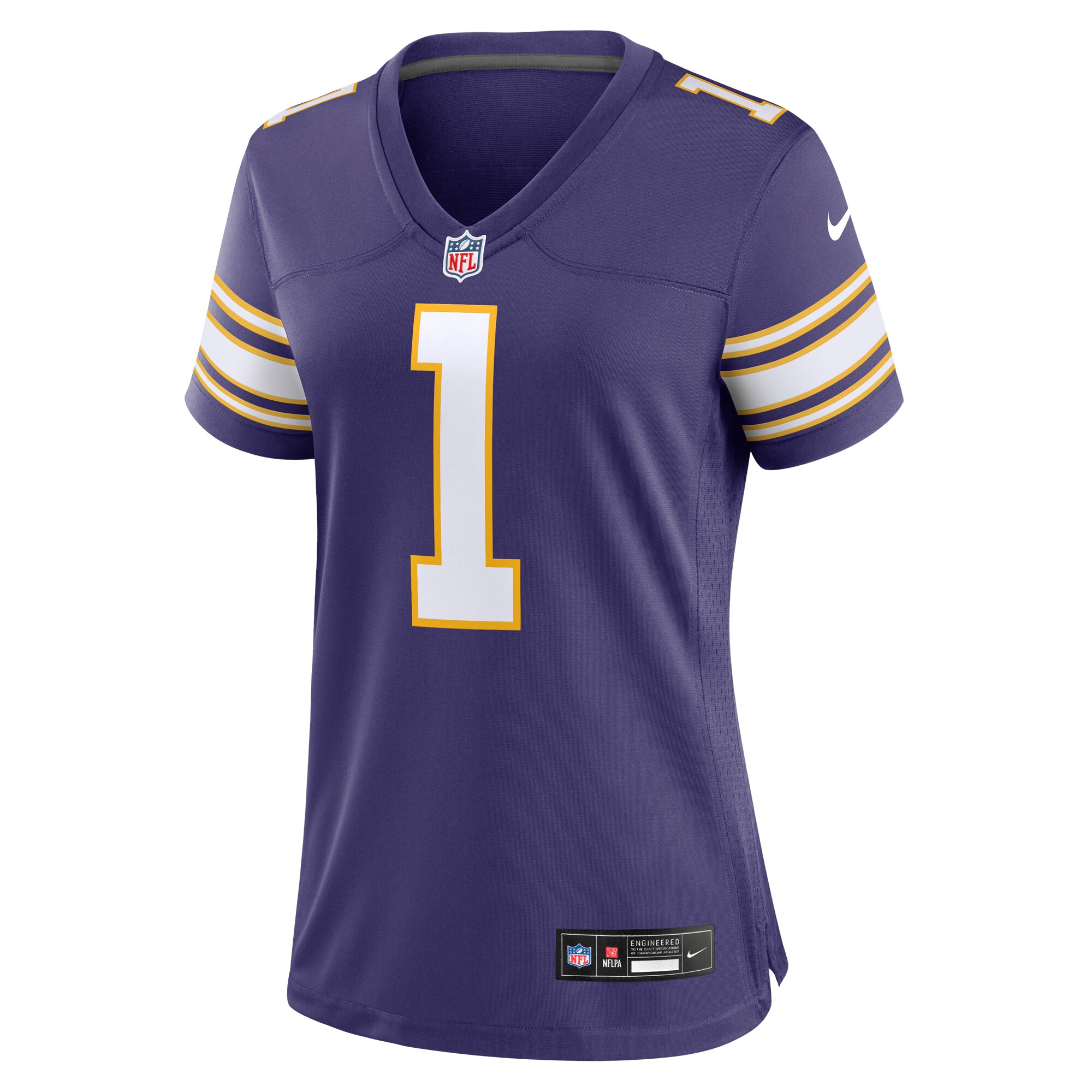 Warren Moon Minnesota Vikings  Women's Classic Retired Player Game Jersey - Purple