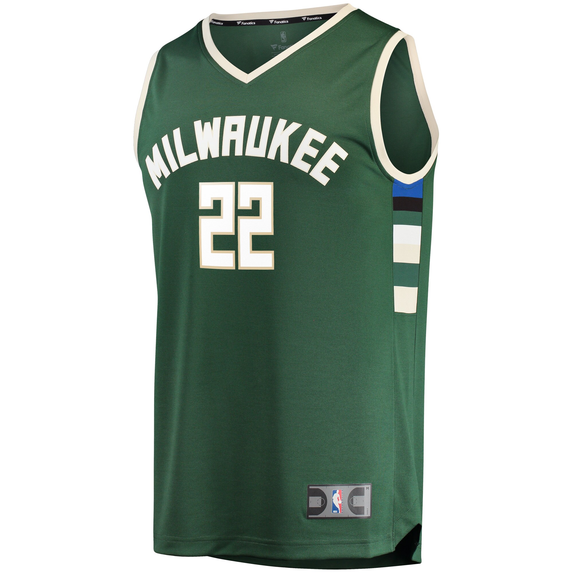 Khris Middleton Milwaukee Bucks Fanatics Youth Fast Break Player Jersey Green - Icon Edition