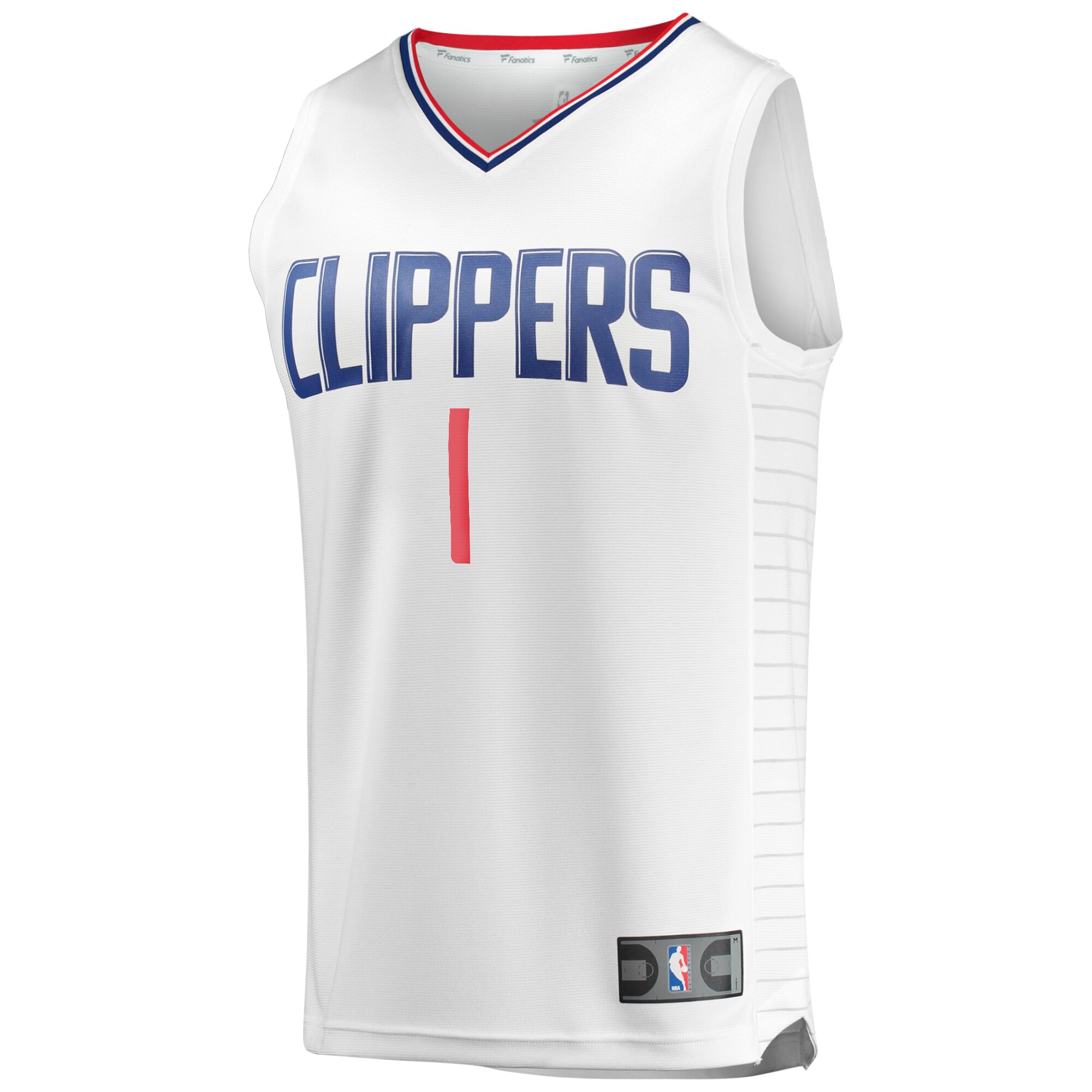 James Harden LA Clippers Fanatics Fast Break Player Jersey - Association Edition - White