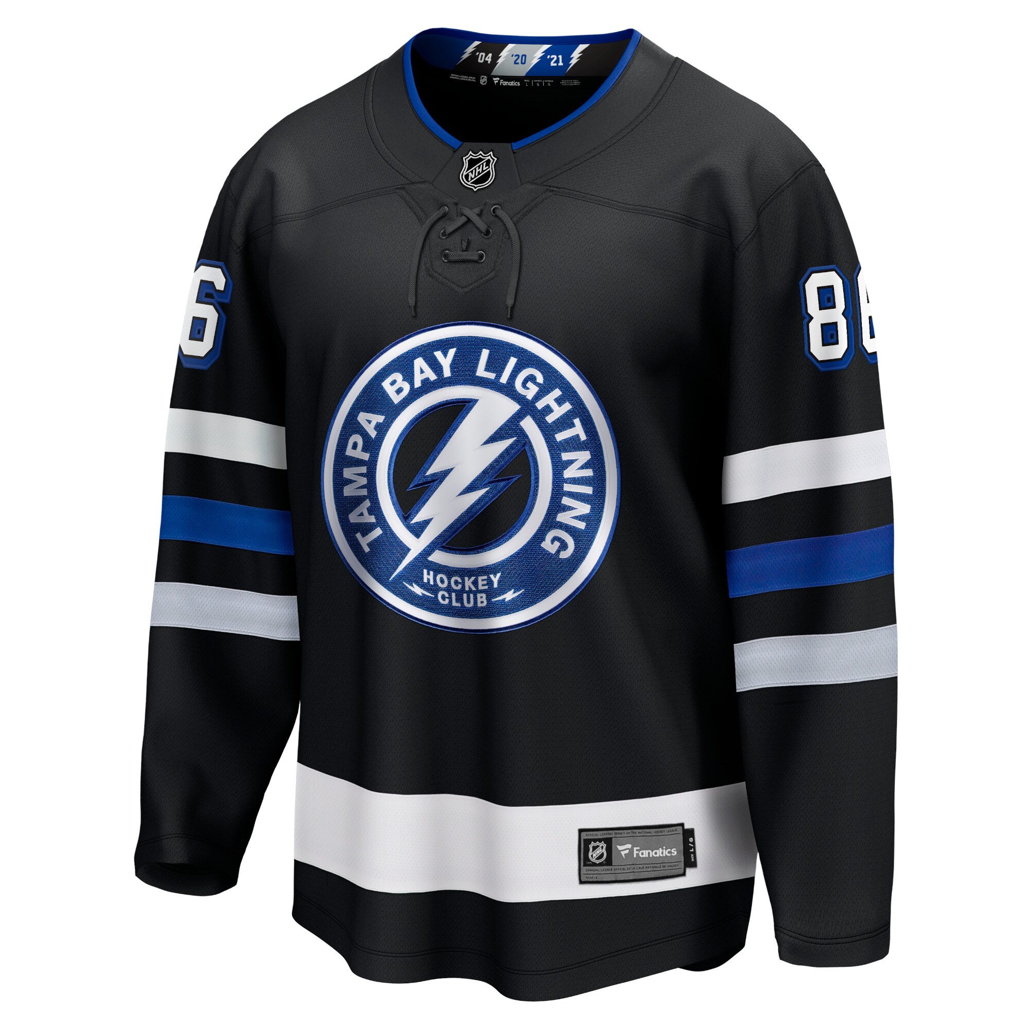 Nikita Kucherov Tampa Bay Lightning Fanatics Alternate Premier Breakaway Player Jersey - Black
