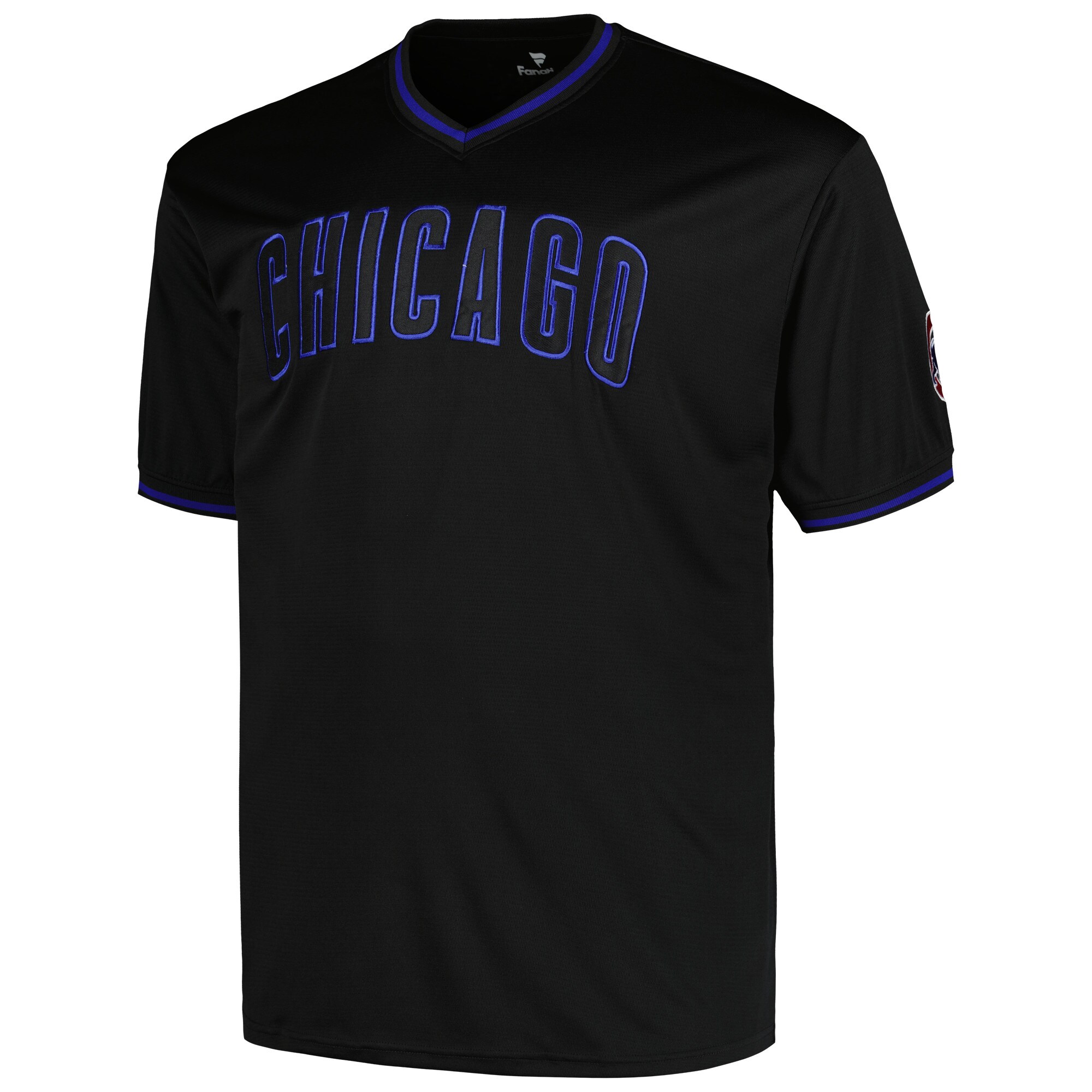 Chicago Cubs Profile Big & Tall Pop Fashion Jersey - Black