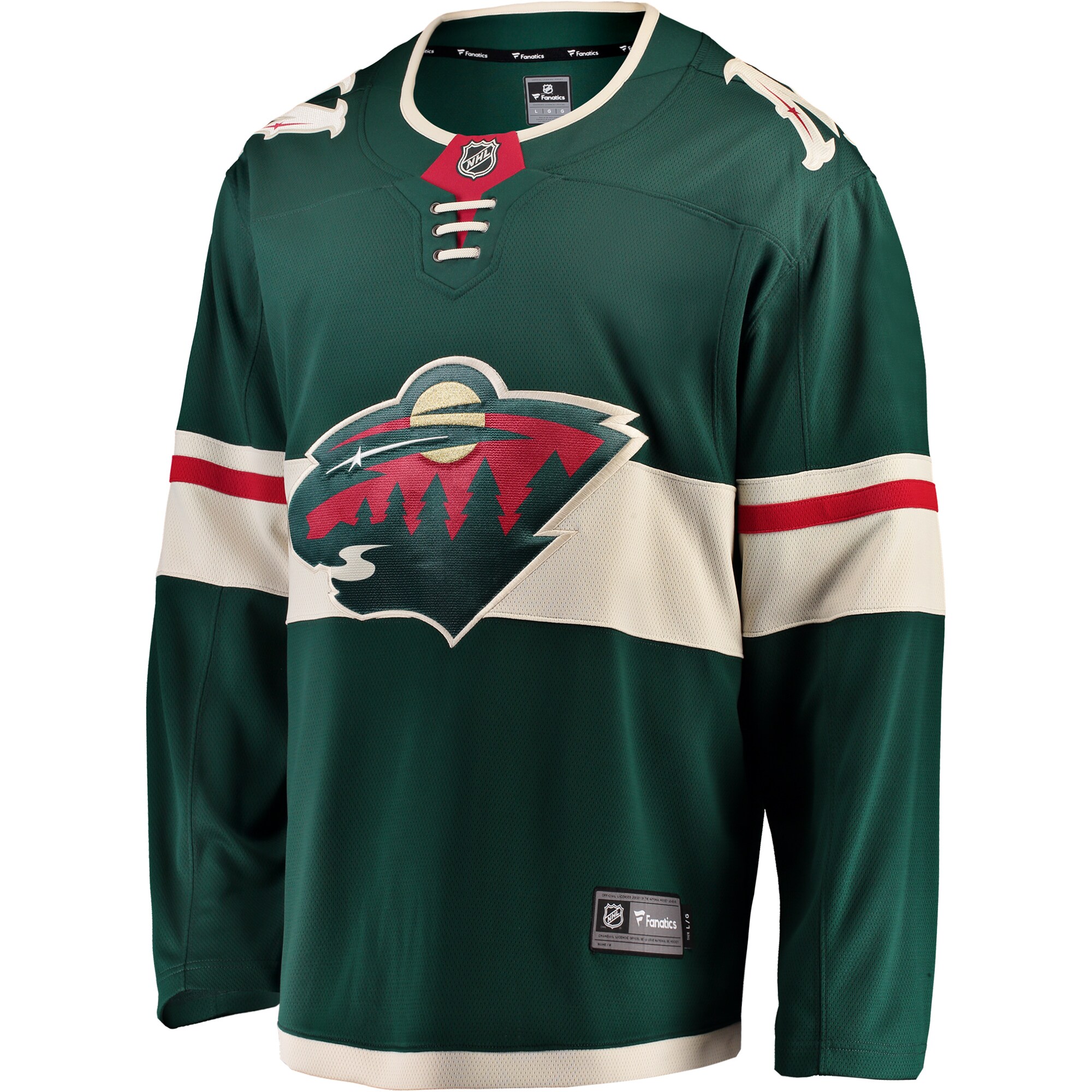 Minnesota Wild Fanatics Breakaway Home Jersey - Green