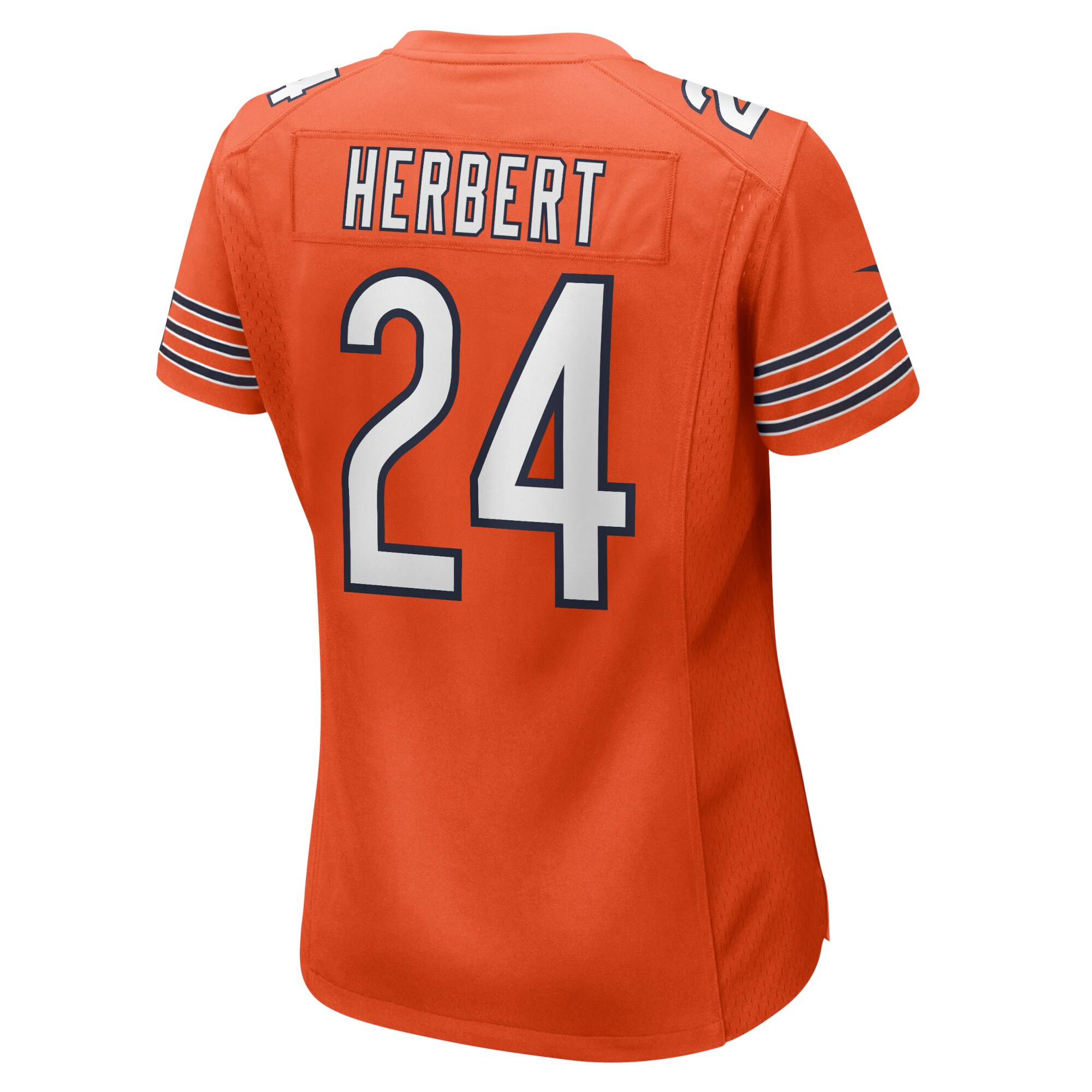 Khalil Herbert Chicago Bears  Women's Alternate Game Player Jersey - Orange