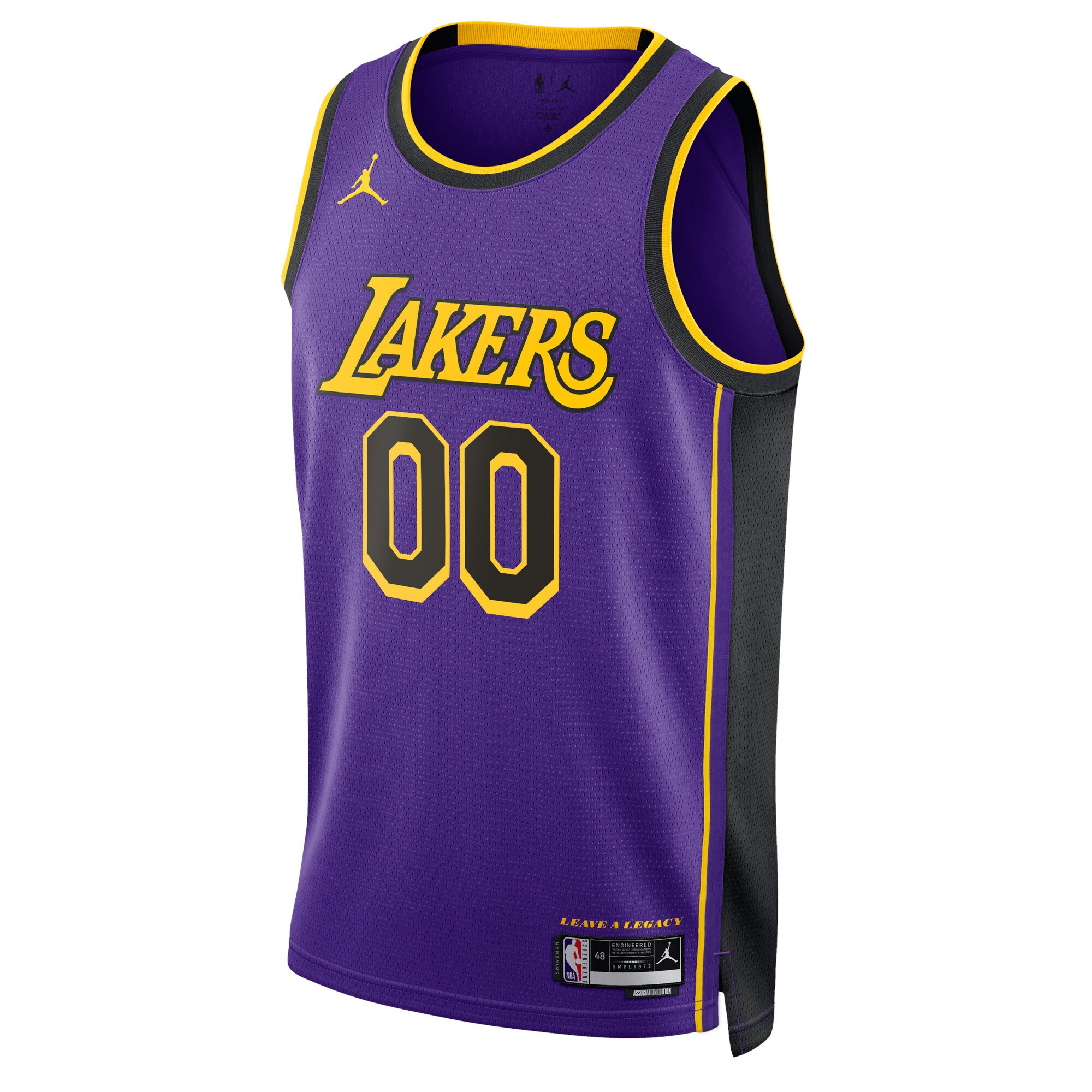Los Angeles Lakers Jordan Brand Unisex 2022\/23 Swingman Custom Jersey - Statement Edition - Purple