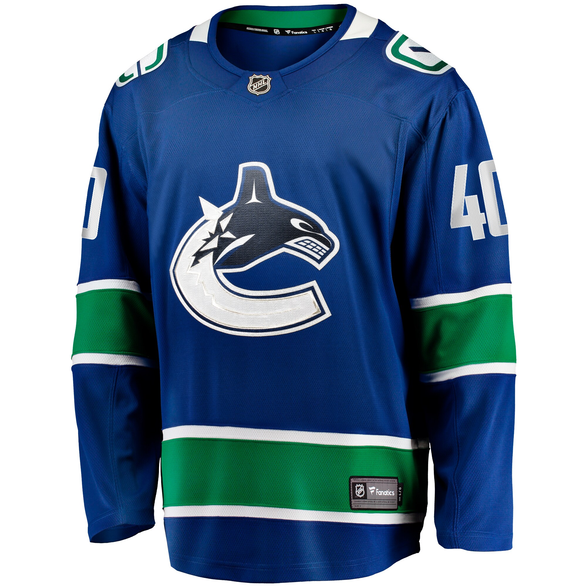 Elias Pettersson Vancouver Canucks Fanatics Home Breakaway Jersey - Blue