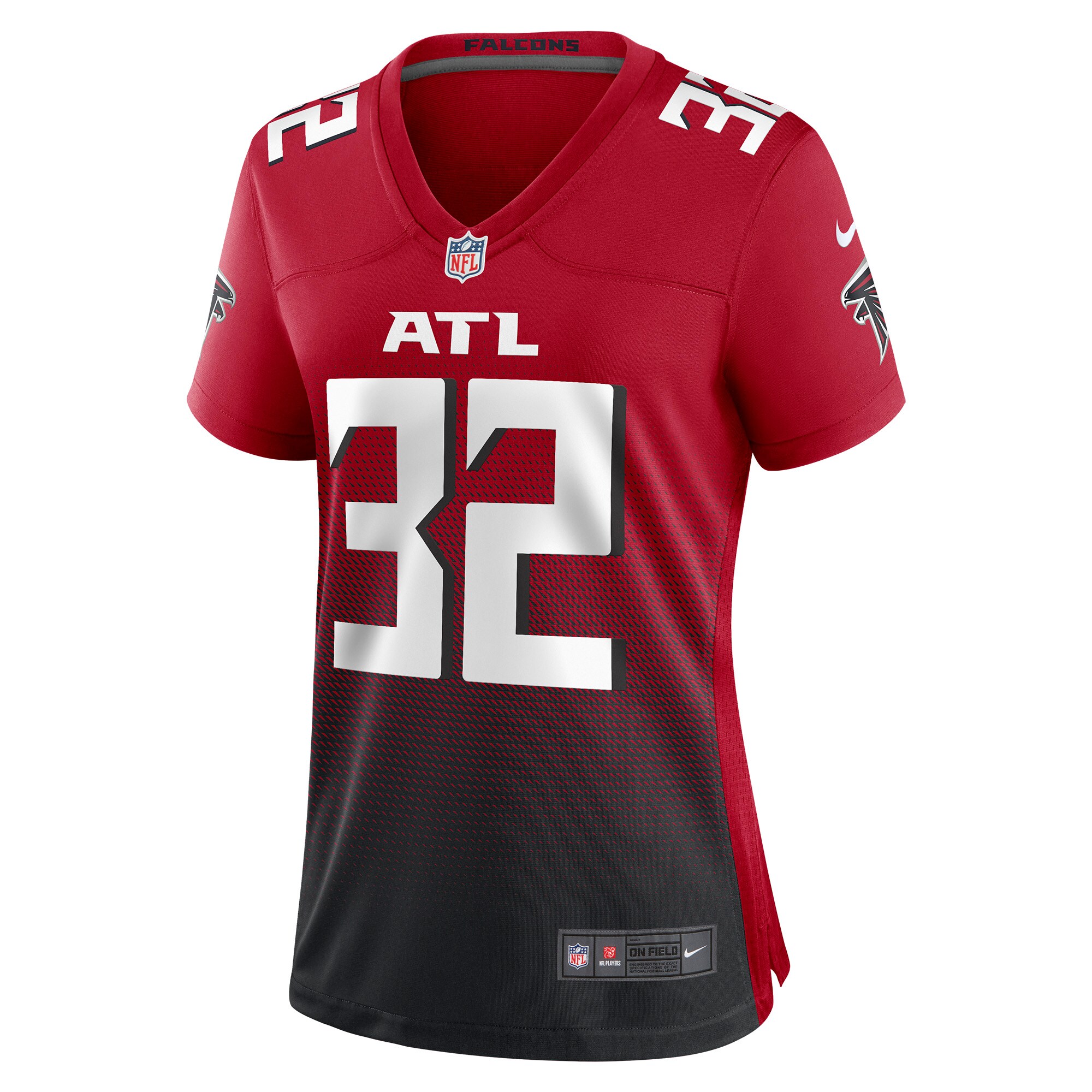 Jamal Anderson Atlanta Falcons  Women's Retired Game Jersey - Red