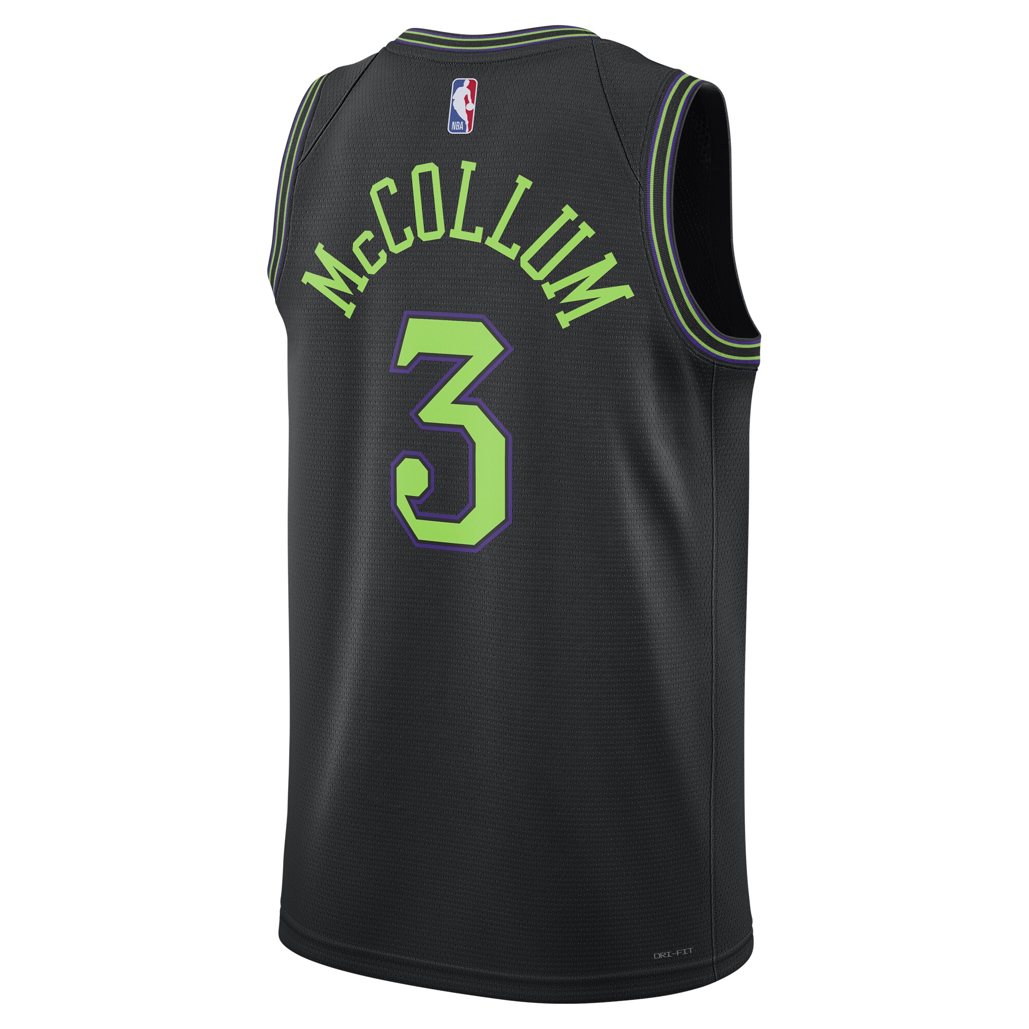 CJ McCollum New Orleans Pelicans  Unisex 2023\/24 Swingman Jersey - Black - City Edition