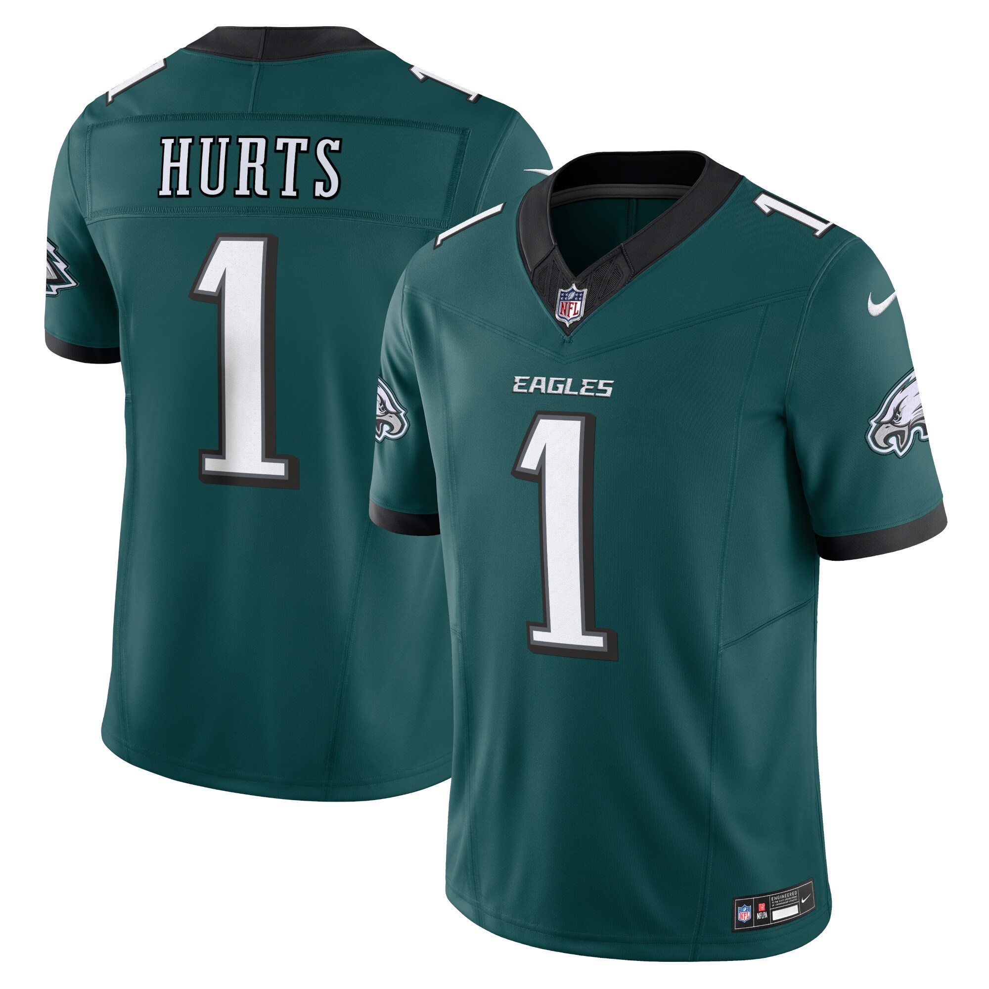 Jalen Hurts Philadelphia Eagles  Vapor F.U.S.E. Limited Jersey - Midnight Green