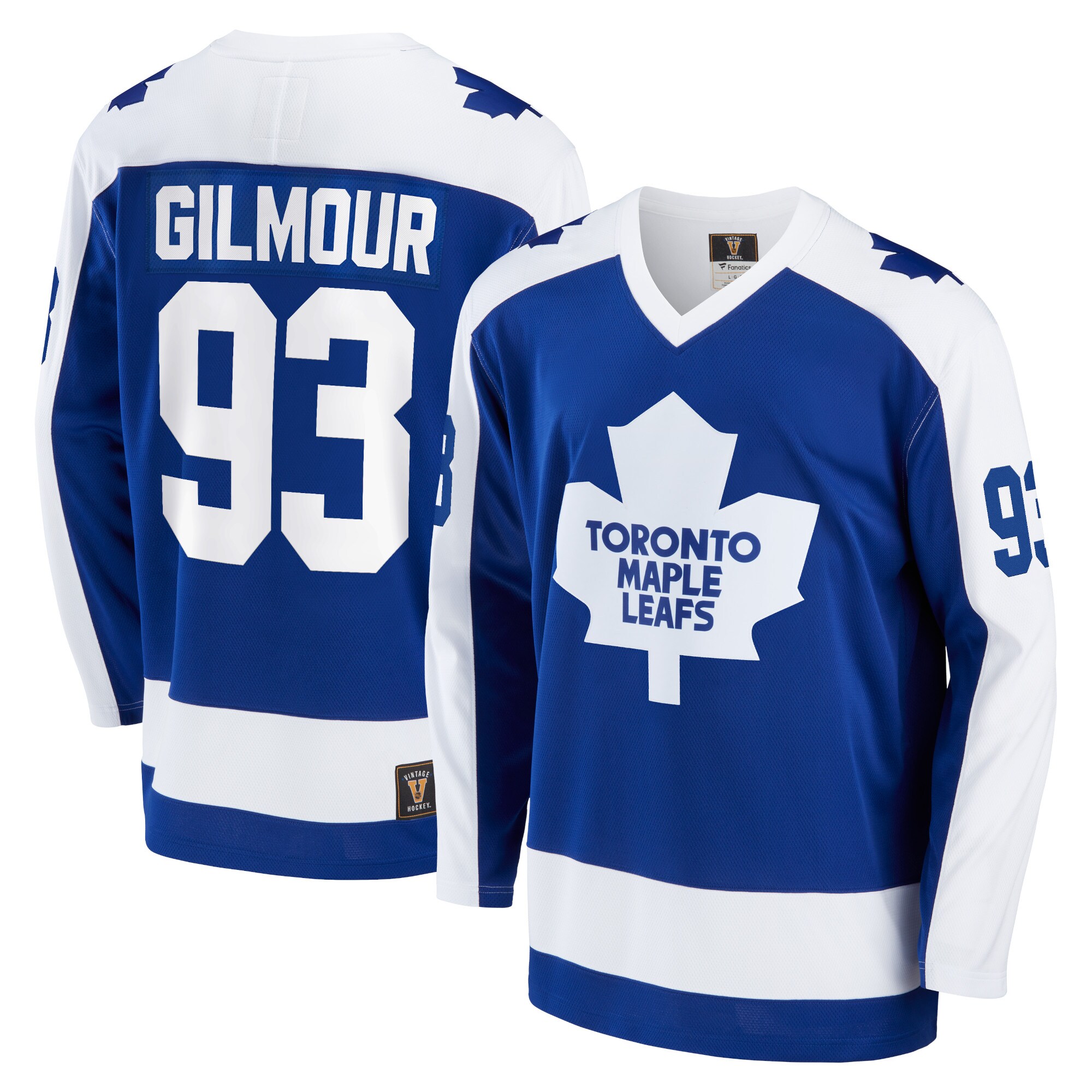 Doug Gilmour Toronto Maple Leafs Fanatics Breakaway Retired Player Jersey - Blue
