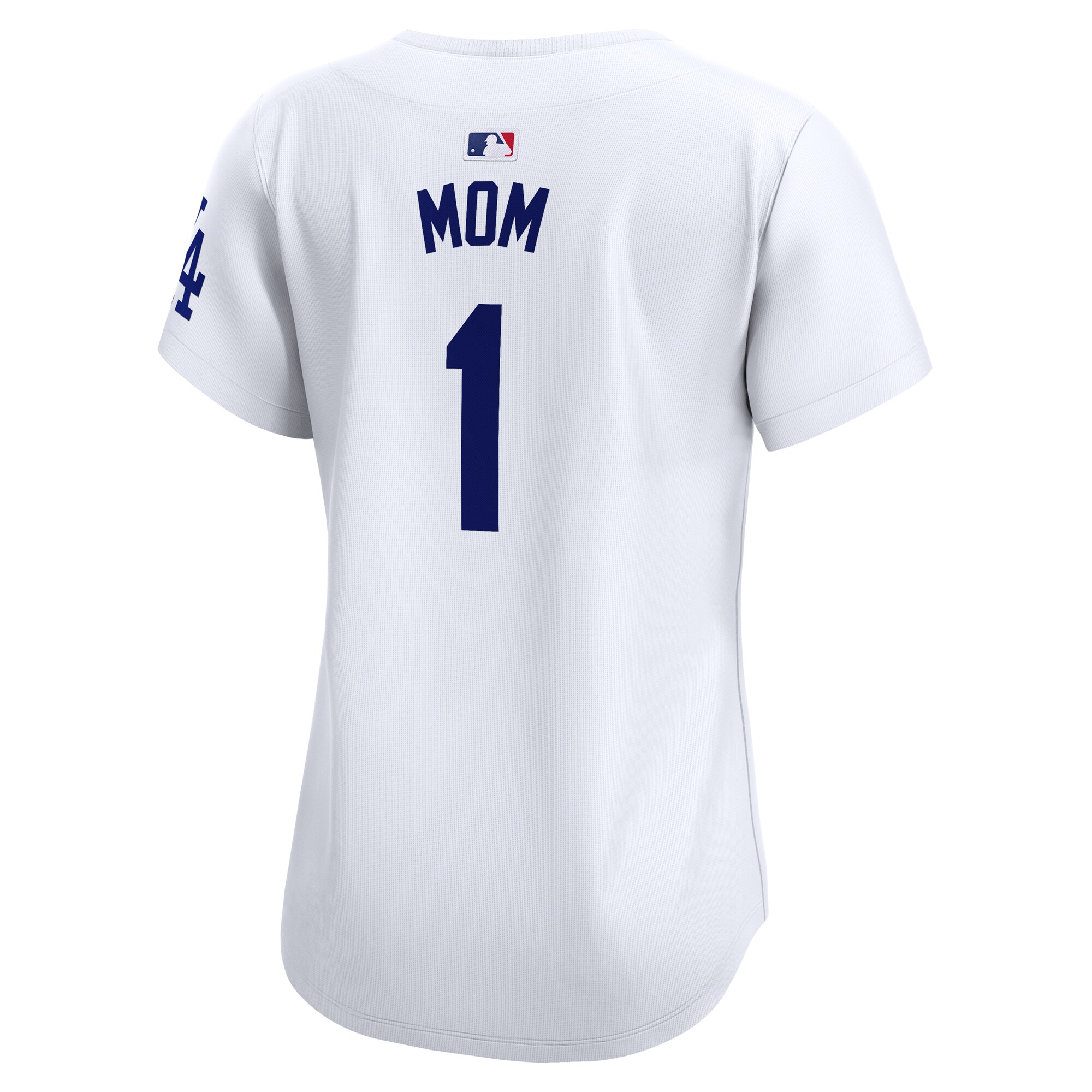 Los Angeles Dodgers  Women's #1 Mom Home Limited Jersey - White