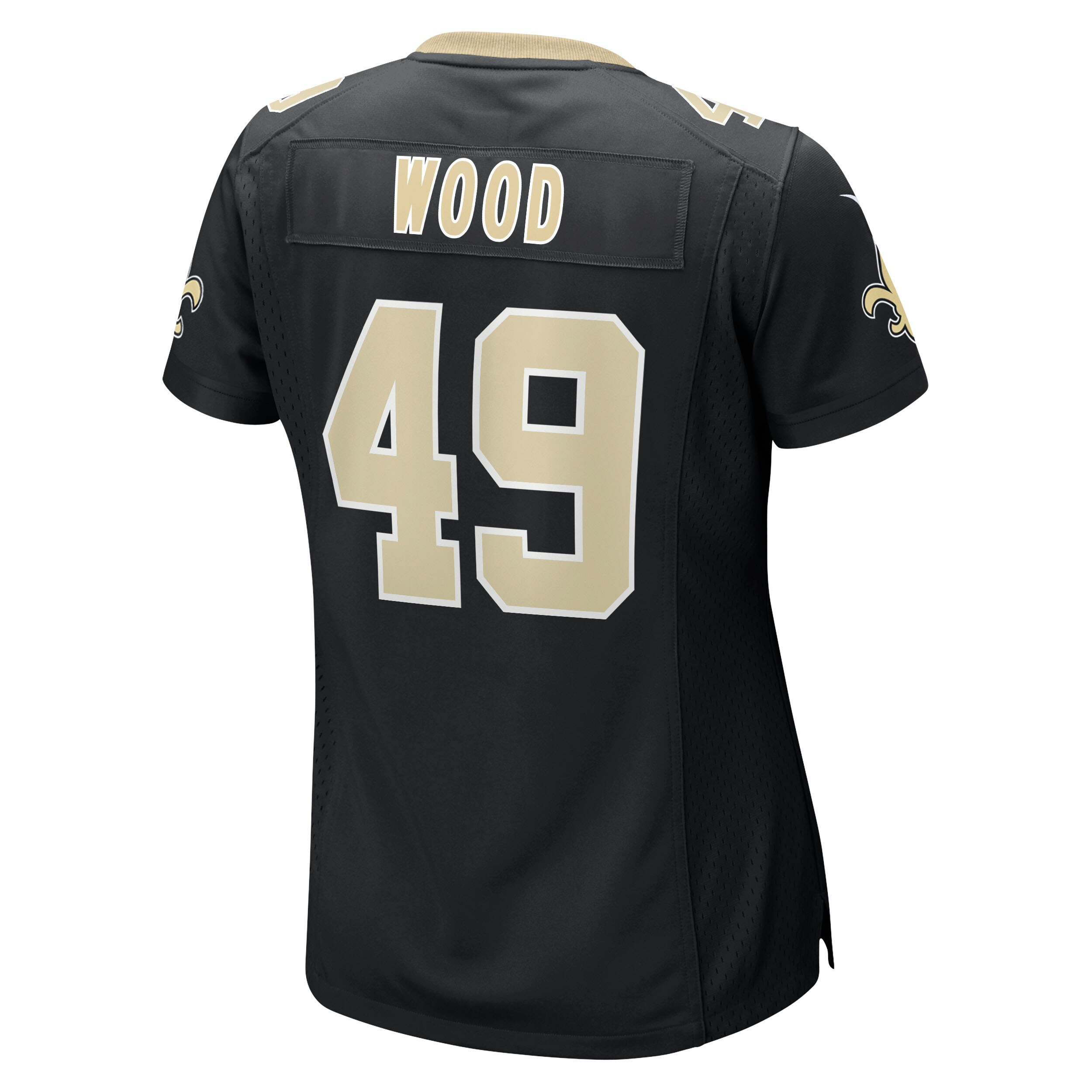 Zach Wood New Orleans Saints  Women's Game Jersey - Black