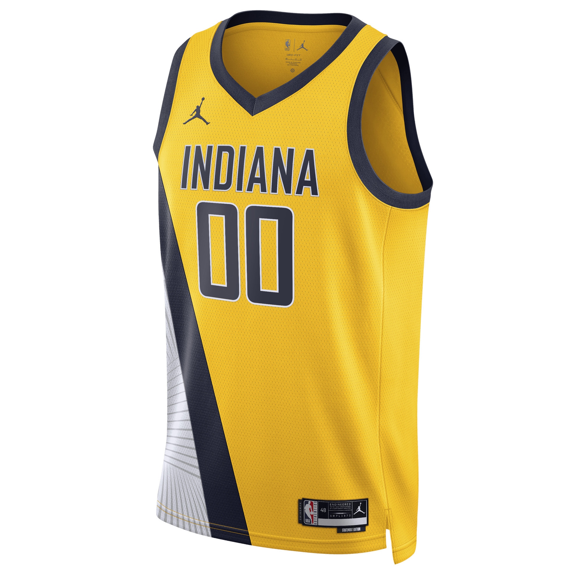 Indiana Pacers Jordan Brand Unisex 2022\/23 Swingman Custom Jersey - Statement Edition - Yellow