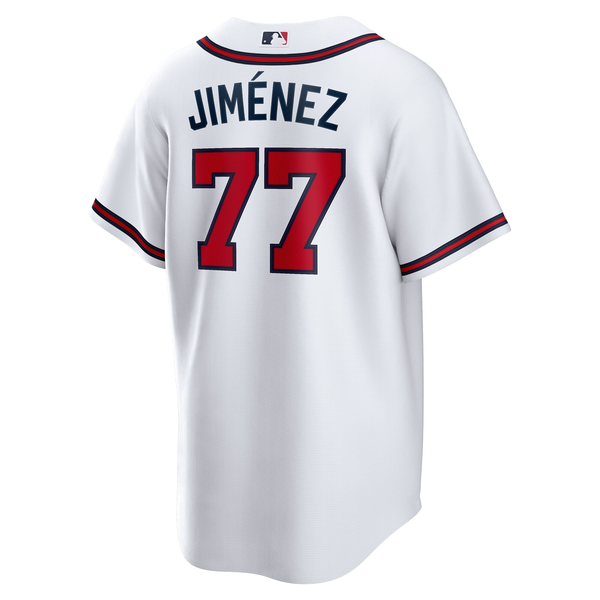 Joe Jim\u00c3\u00a9nez Atlanta Braves  Home  Replica Player Jersey - White
