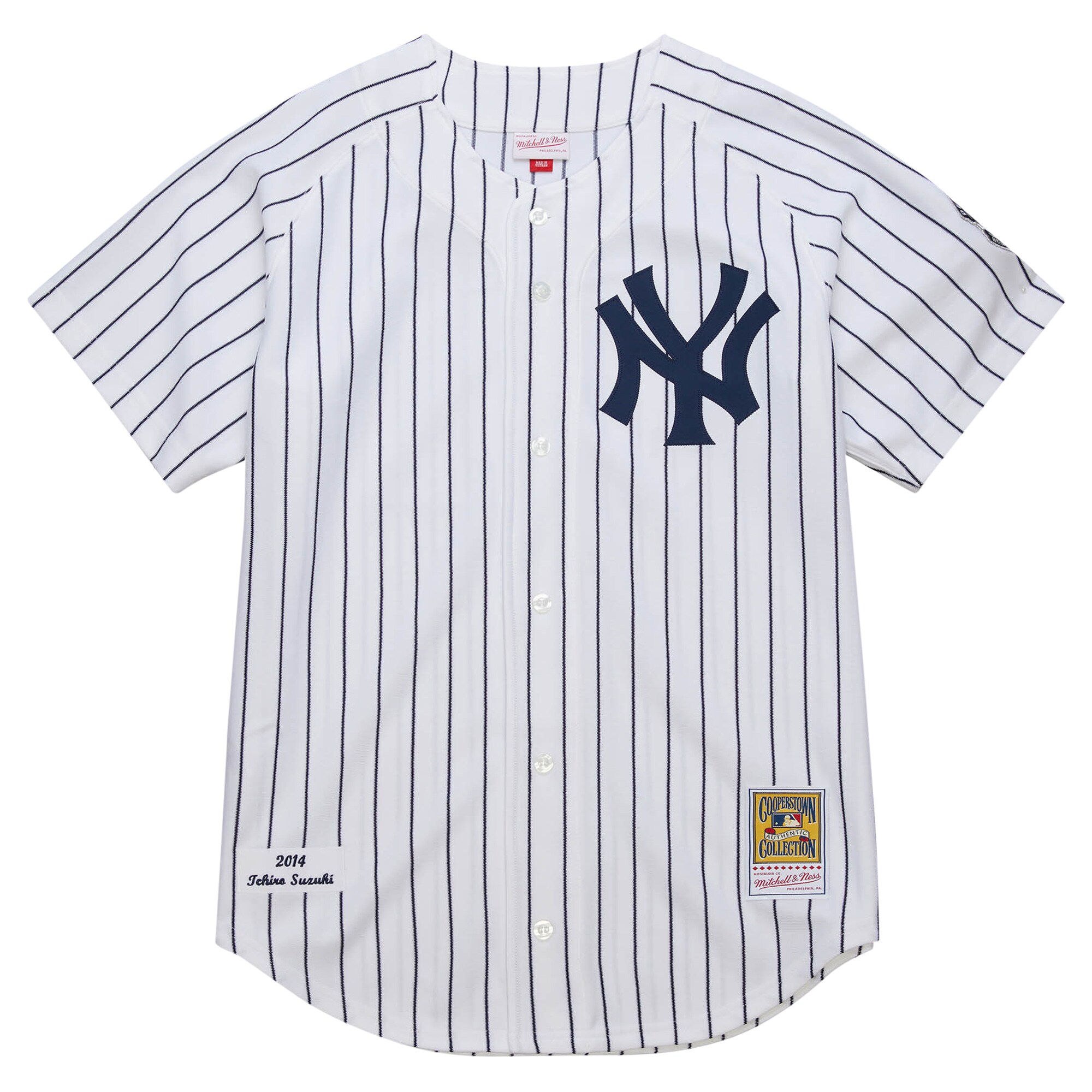 Ichiro Suzuki New York Yankees Mitchell & Ness 2014 Cooperstown Collection Authentic Throwback Jersey - White