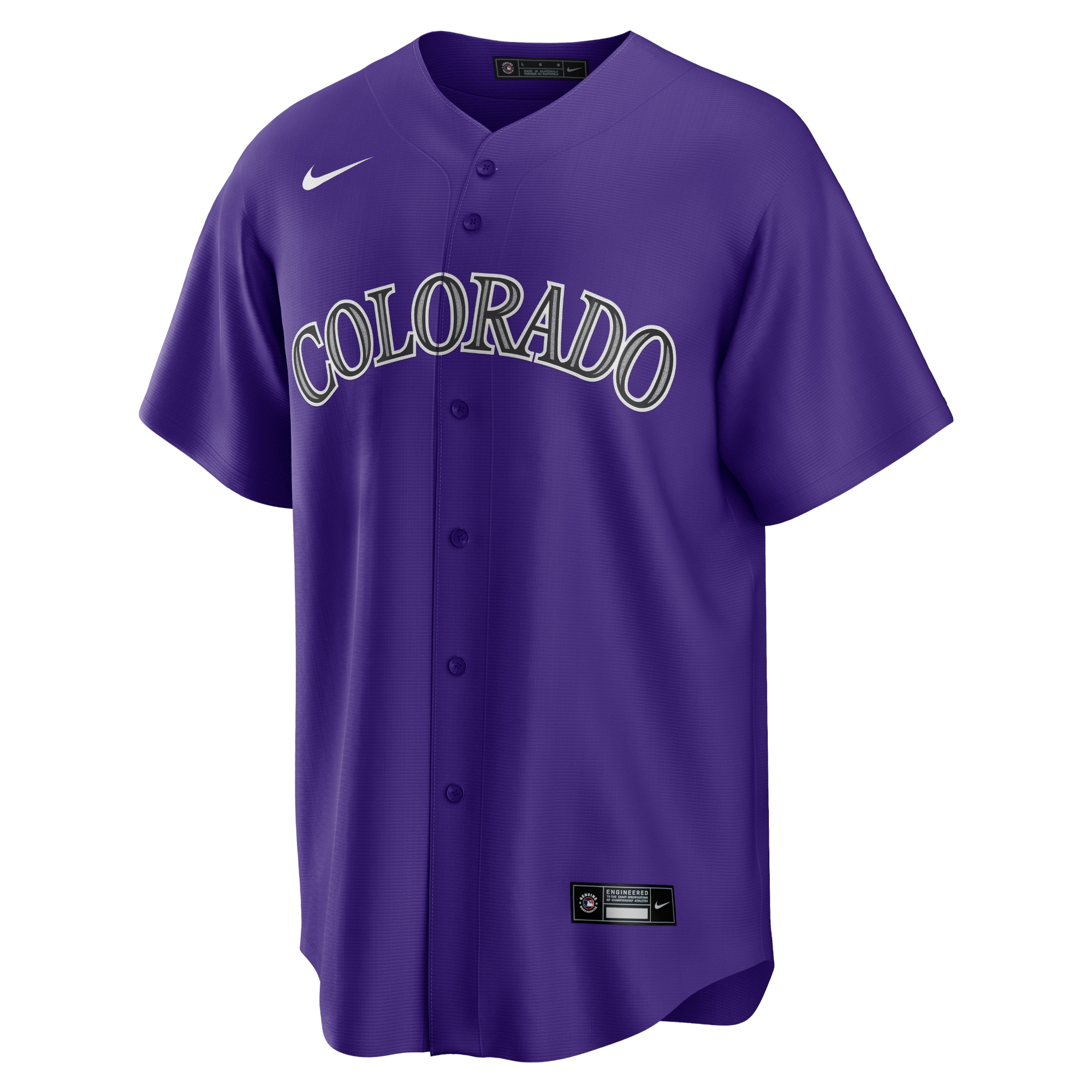 Colorado Rockies  Alternate Replica Team Jersey - Purple