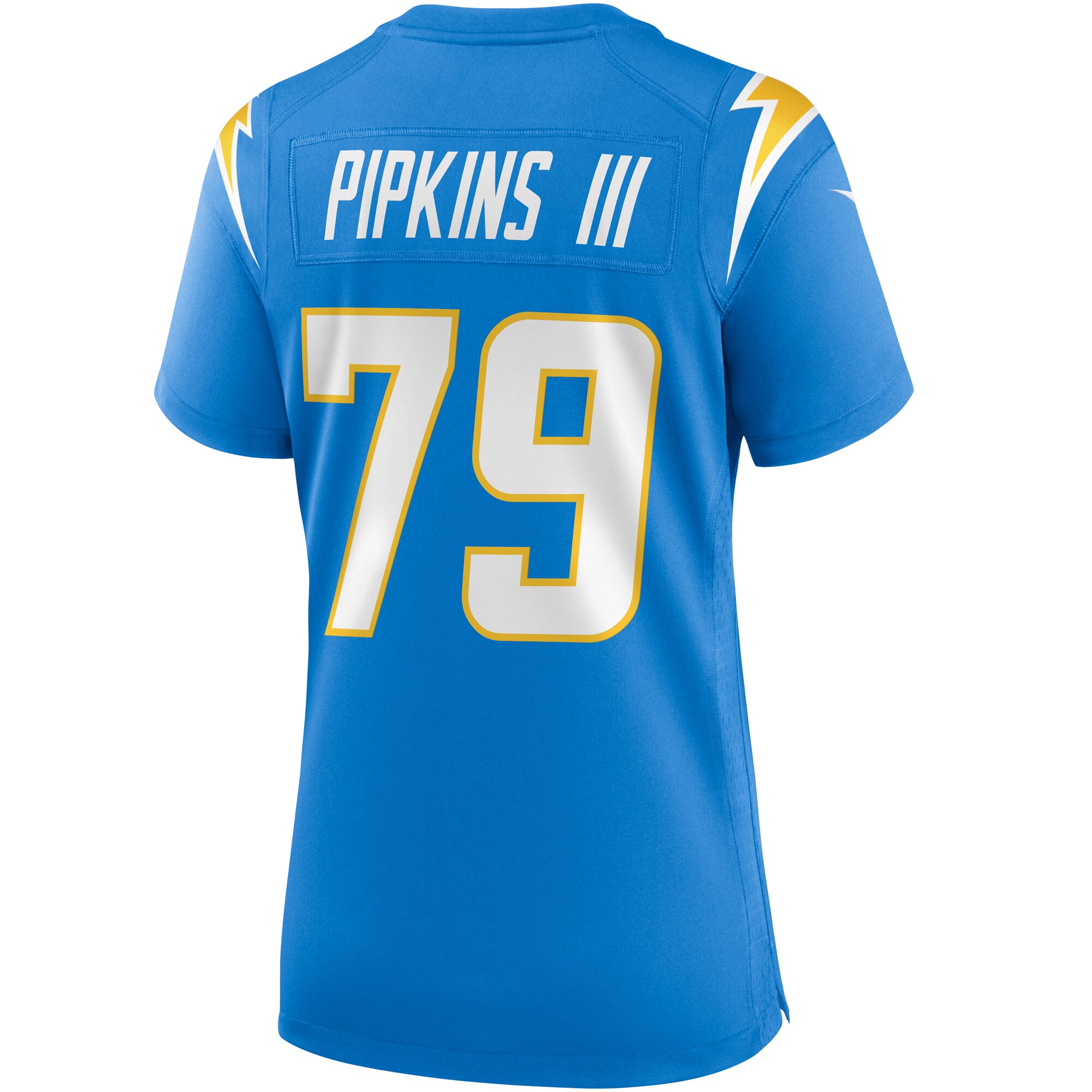 Trey Pipkins III Los Angeles Chargers  Women's Game Jersey - Powder Blue