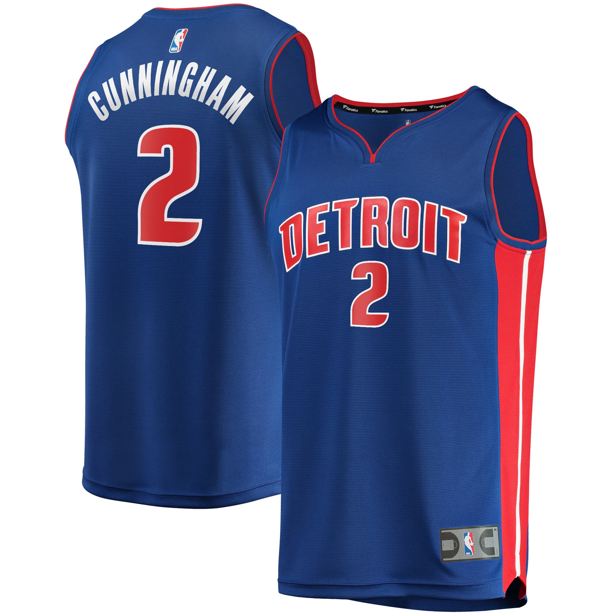 Cade Cunningham Detroit Pistons Fanatics Fast Break Replica Jersey - Icon Edition - Blue
