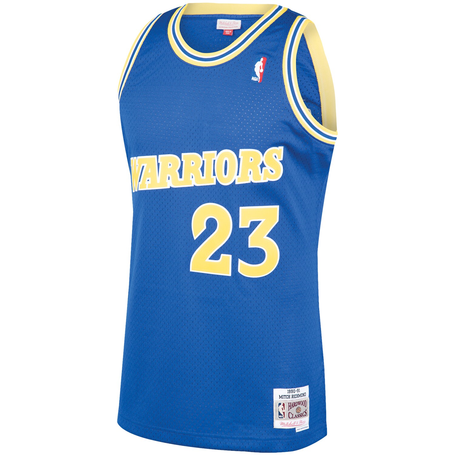 Mitch Richmond Golden State Warriors Mitchell & Ness 1990\/91 Hardwood Classics Swingman Jersey - Royal