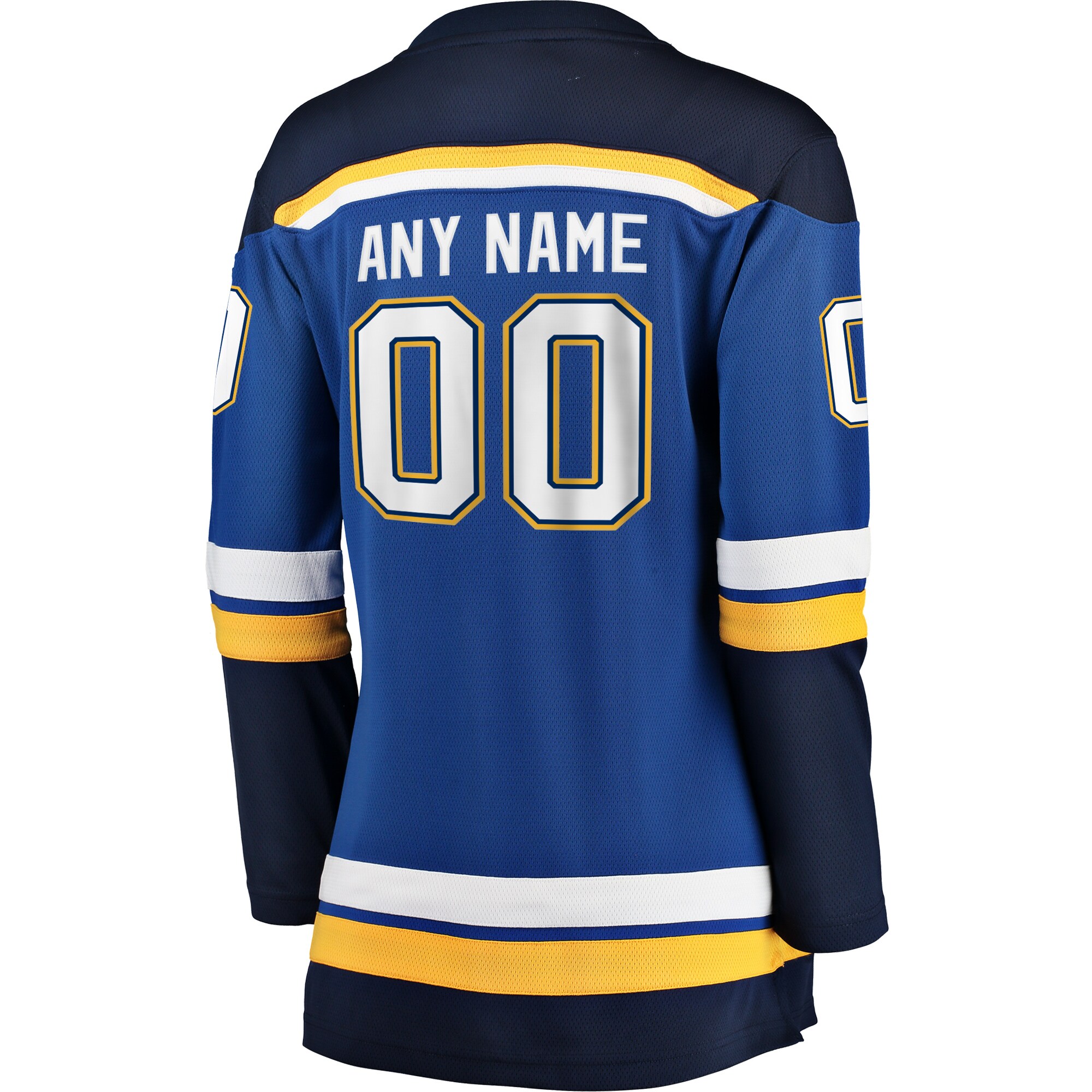 St. Louis Blues Fanatics Women's Home Breakaway Custom Jersey - Blue