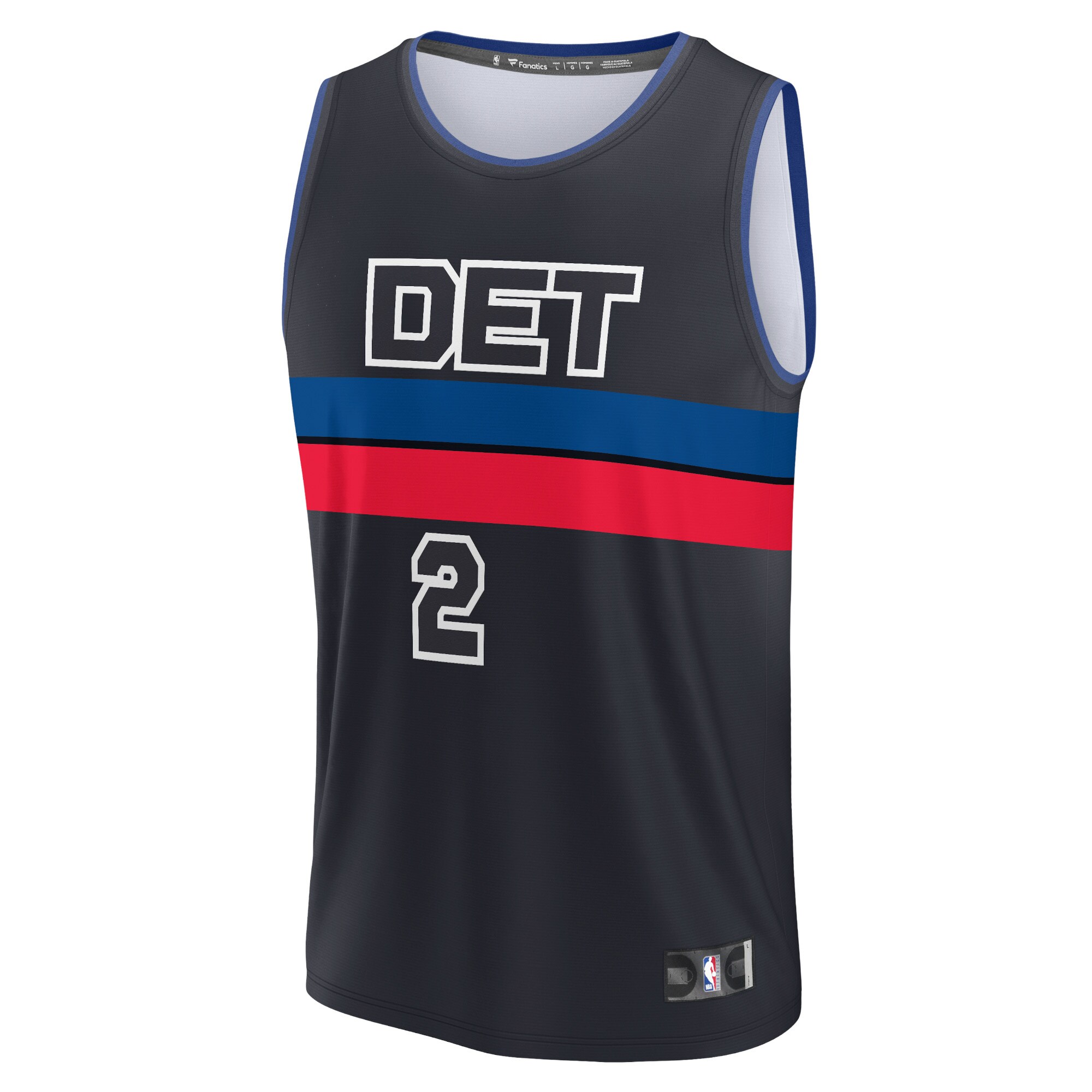 Cade Cunningham Detroit Pistons Fanatics Fast Break Replica Player Jersey - Statement Edition - Black