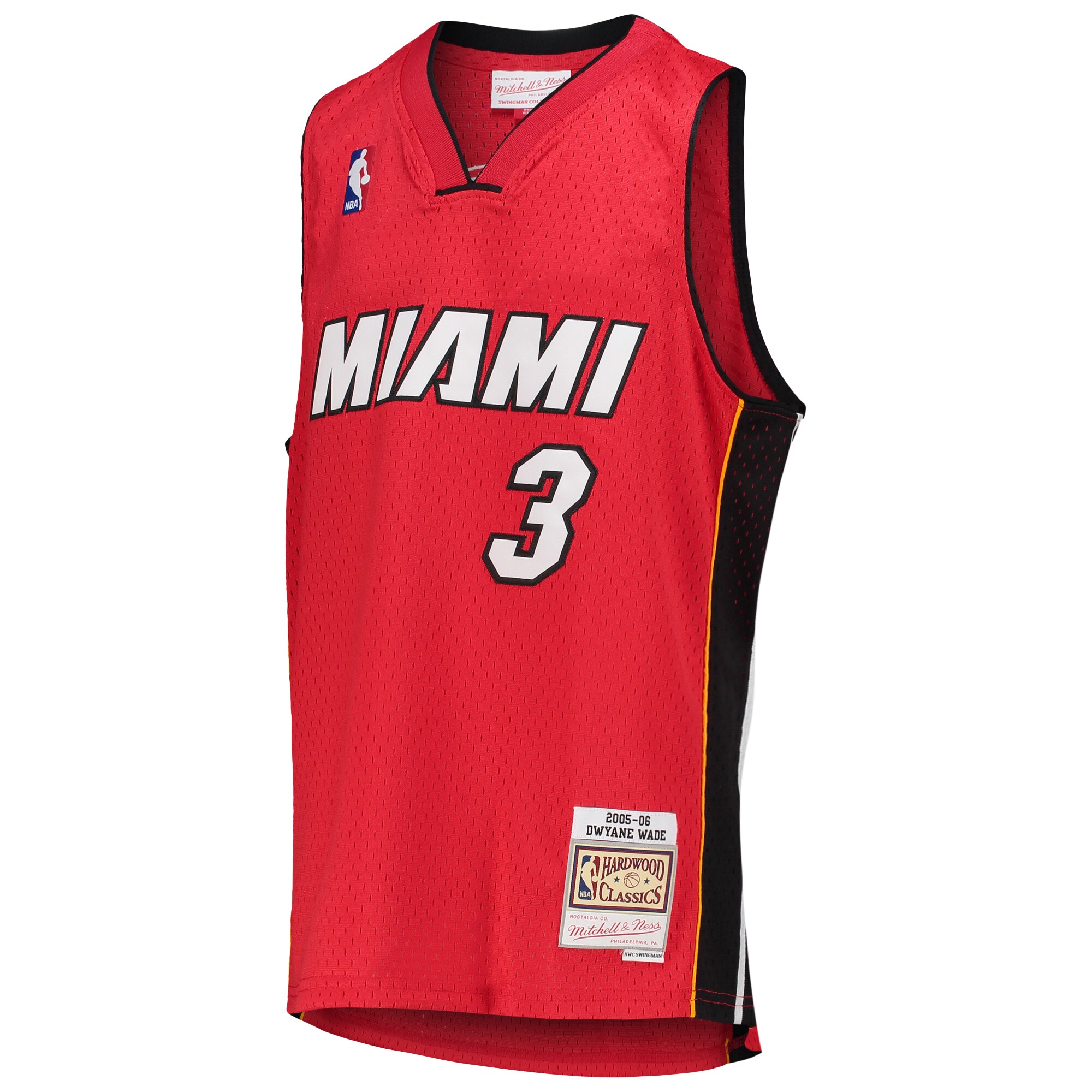 Dwyane Wade Miami Heat Mitchell & Ness Youth 2005\/06 Hardwood Classics Swingman Jersey - Red