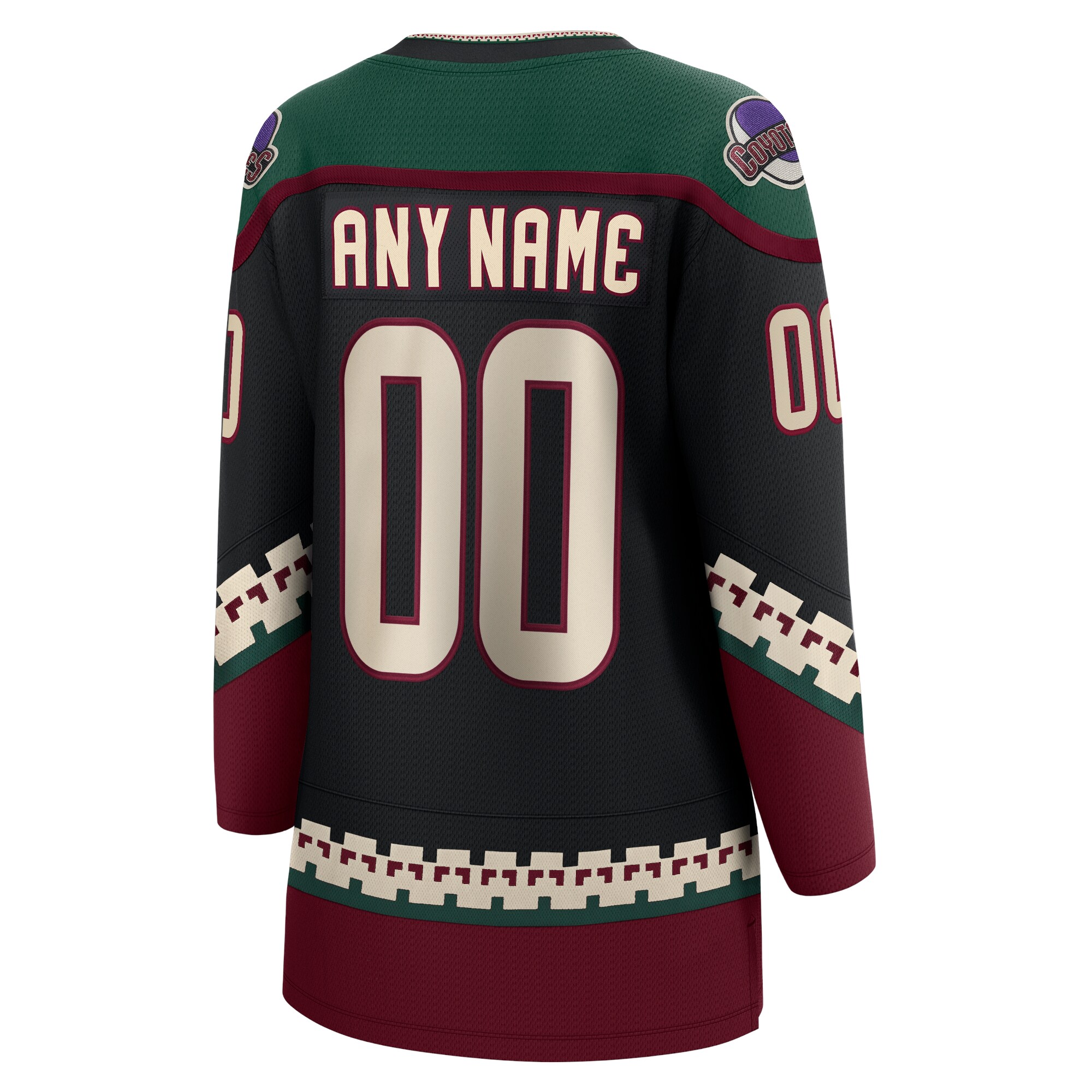 Arizona Coyotes Fanatics Women's Home Breakaway Custom Jersey - Black