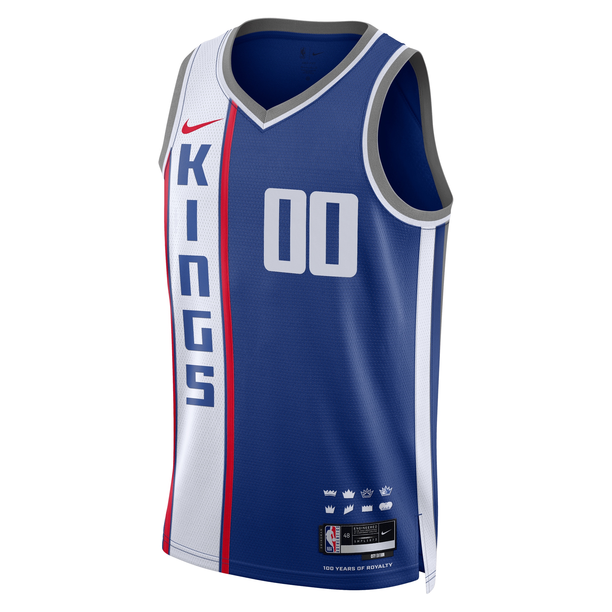 Sacramento Kings  Unisex 2023\/24 Custom Swingman Jersey - Blue - City Edition