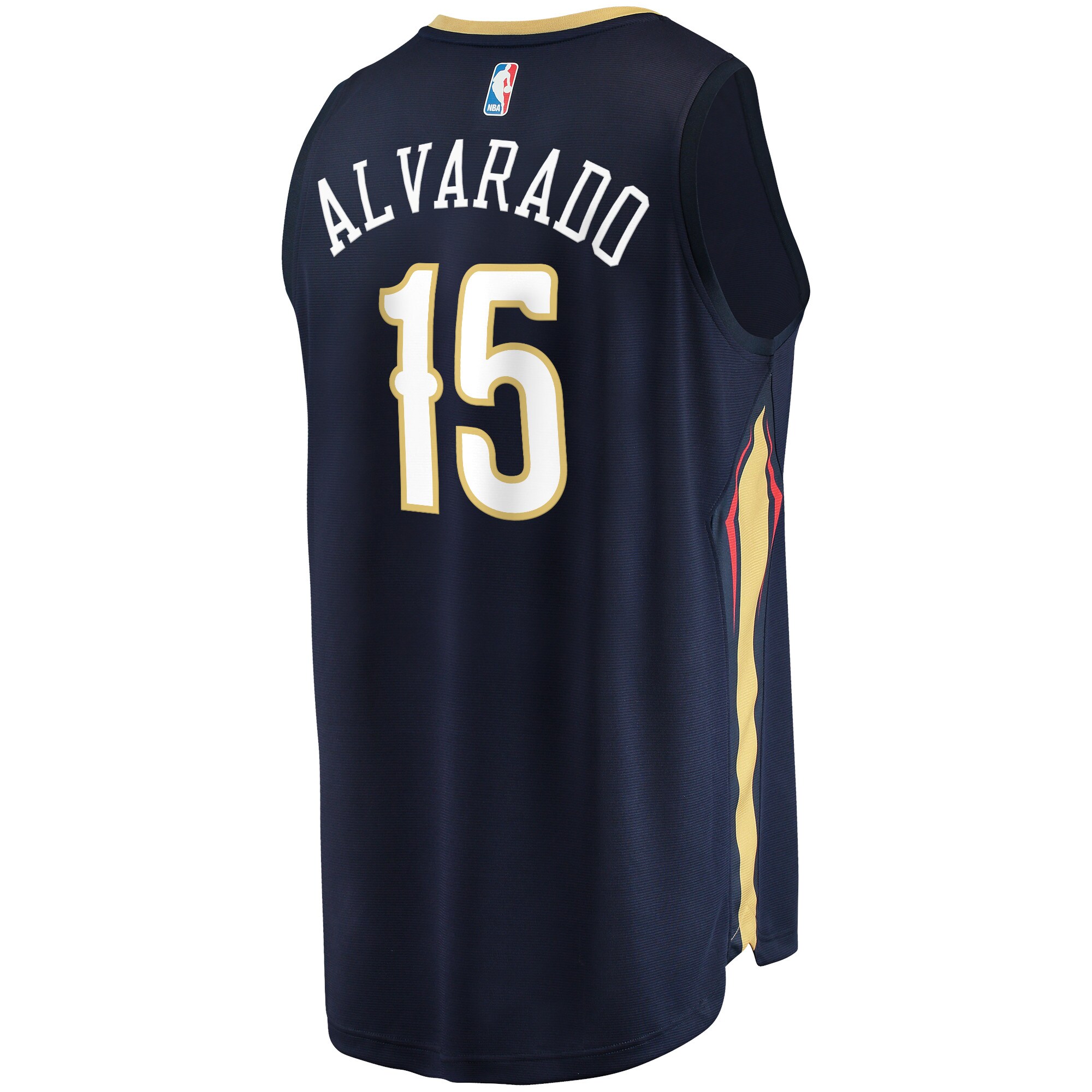 Jose Alvarado New Orleans Pelicans Fanatics Fast Break Replica Jersey - Icon Edition - Navy