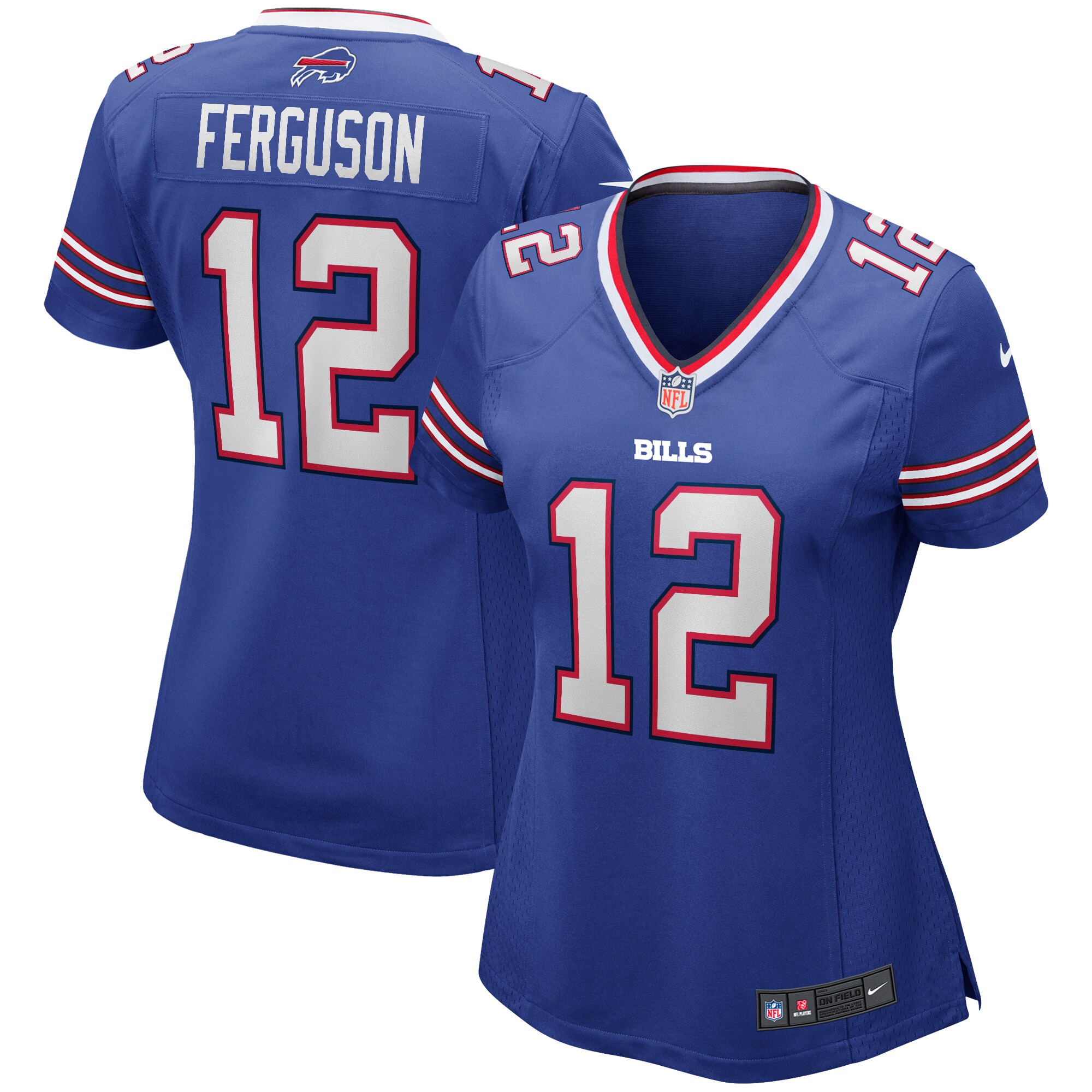 Joe Ferguson Buffalo Bills  Women's Game Retired Player Jersey - Royal