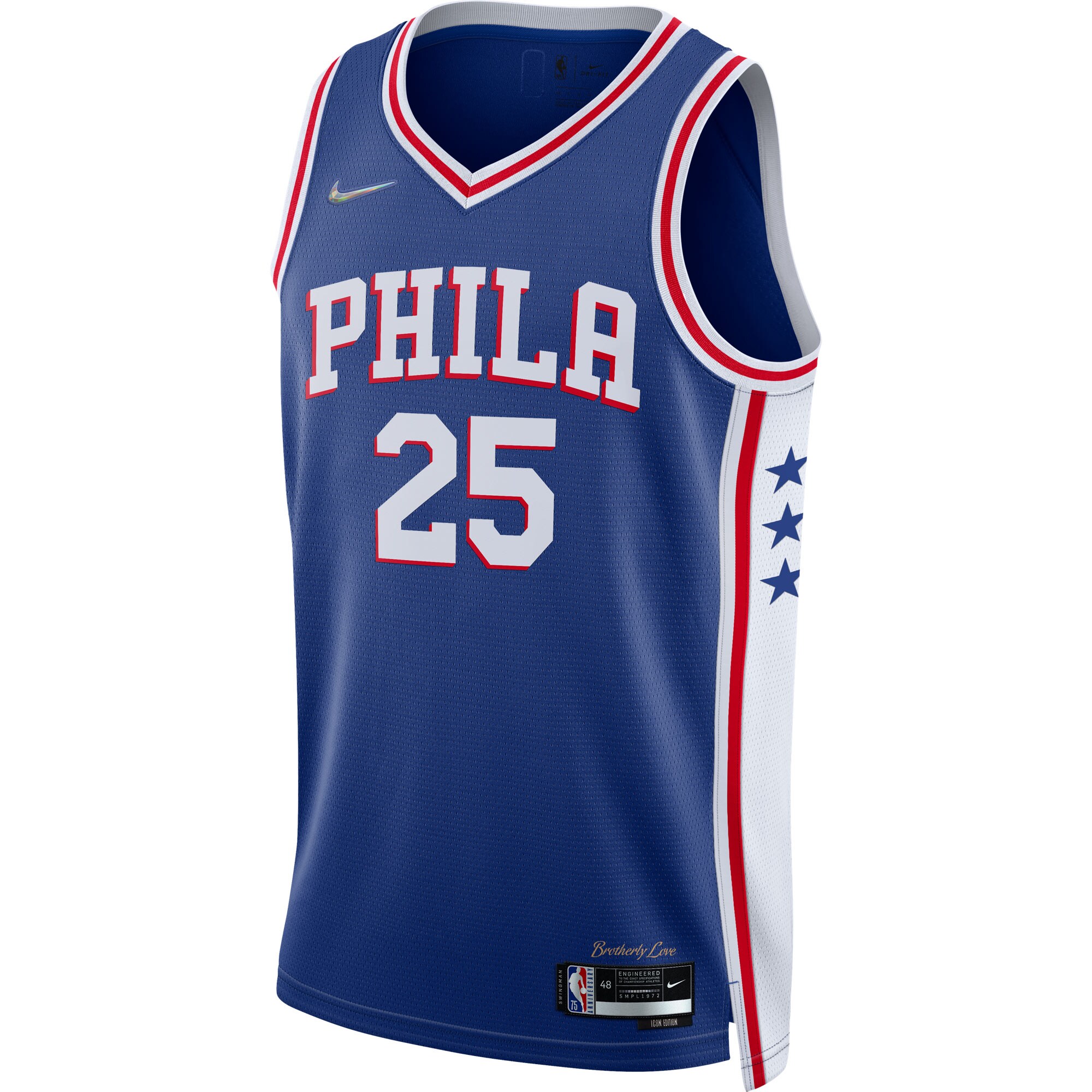 Ben Simmons Philadelphia 76ers  2021\/22 Diamond Swingman Jersey - Icon Edition - Royal
