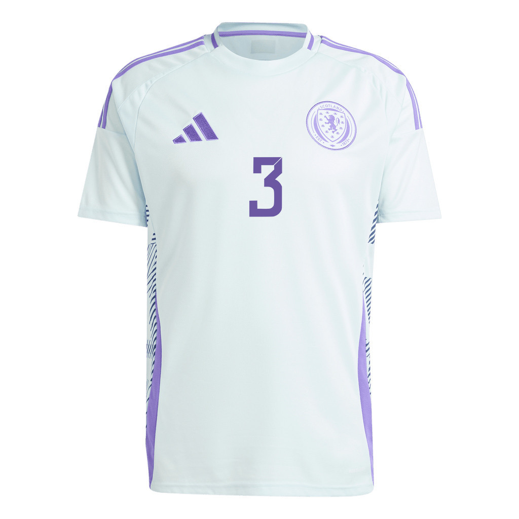 Andy Robertson 3 Scotland National Team 2024 Away Men Jersey - White