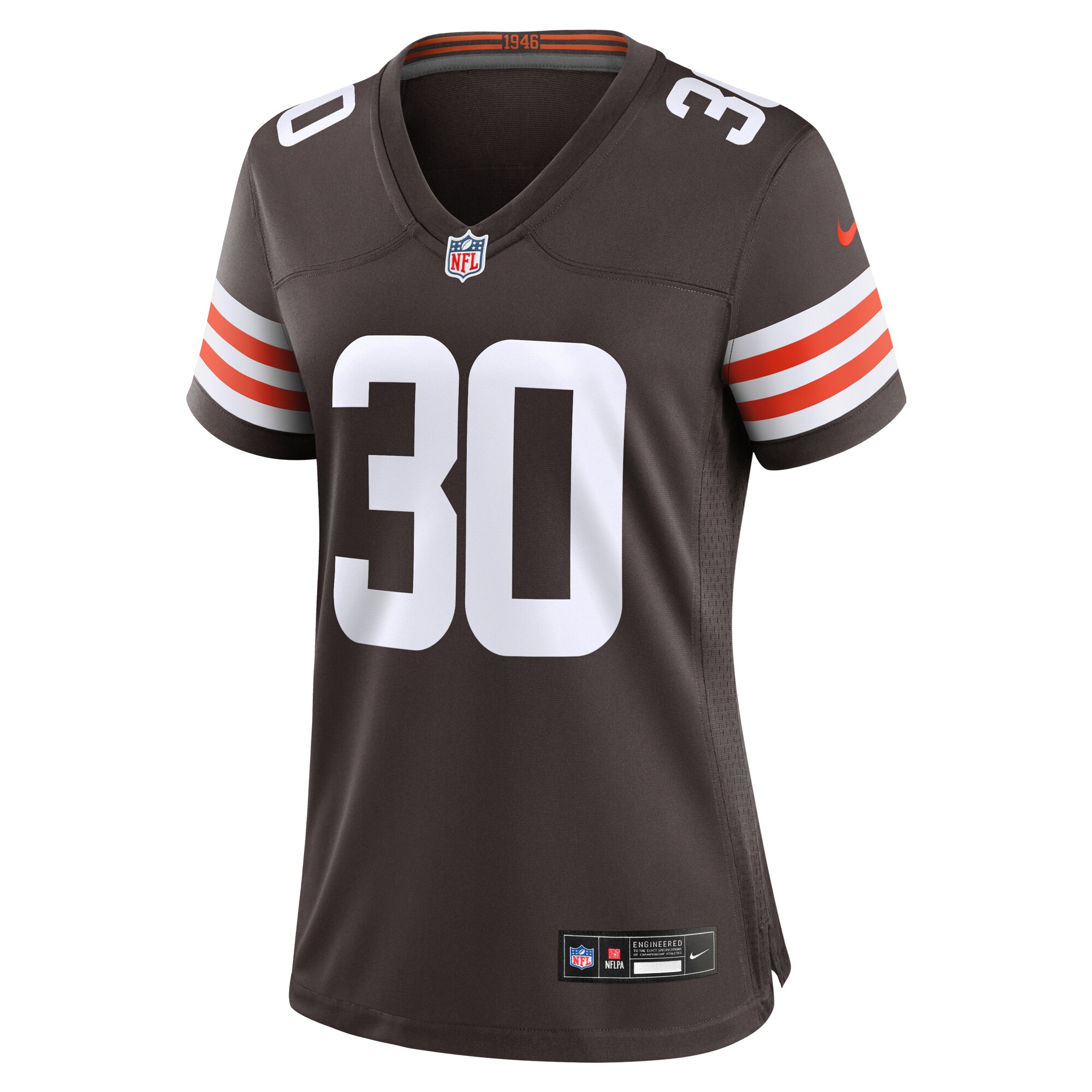 Devin Bush Cleveland Browns  Women's  Game Jersey -  Brown