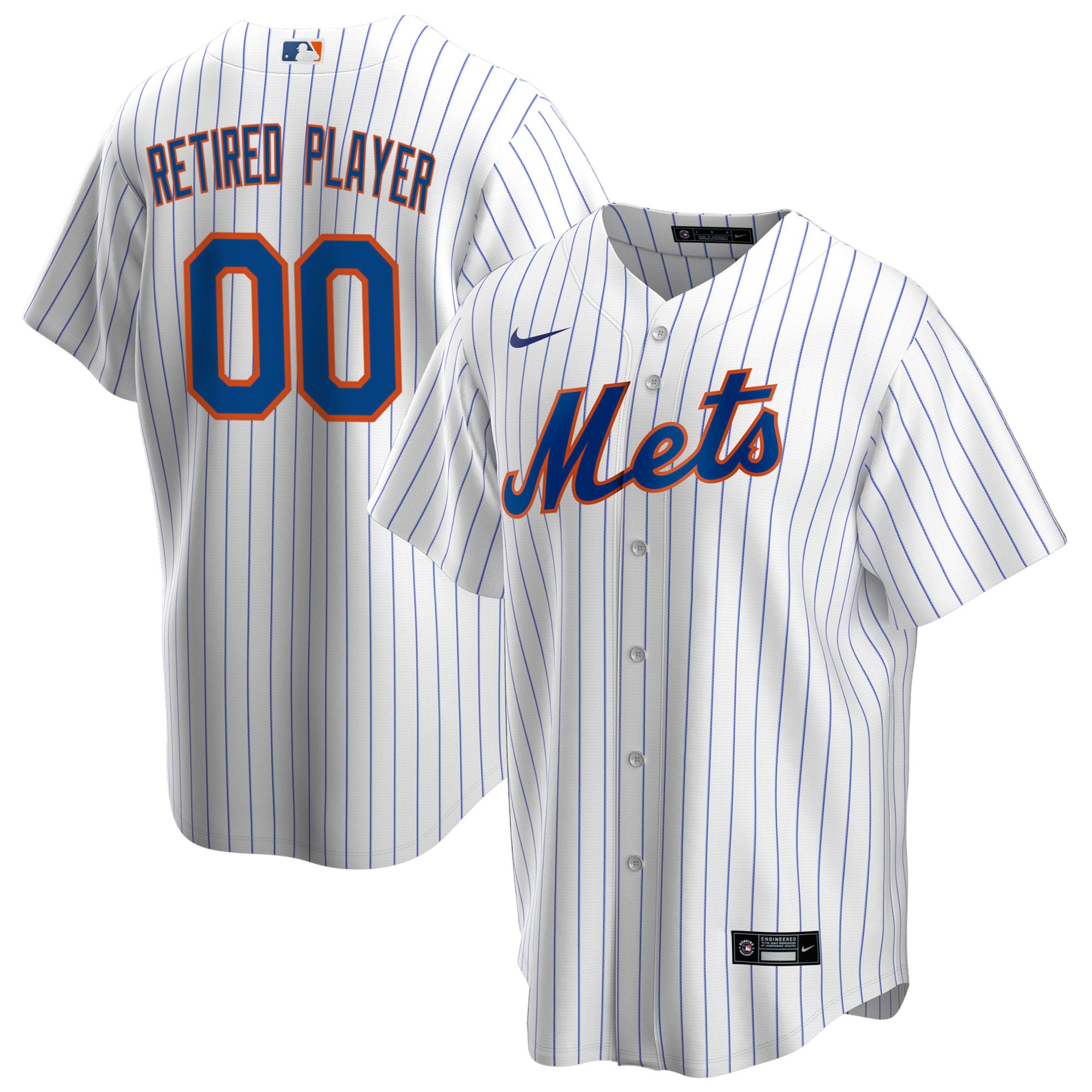 New York Mets  Home Pick-A-Player Retired Roster Replica Jersey - White