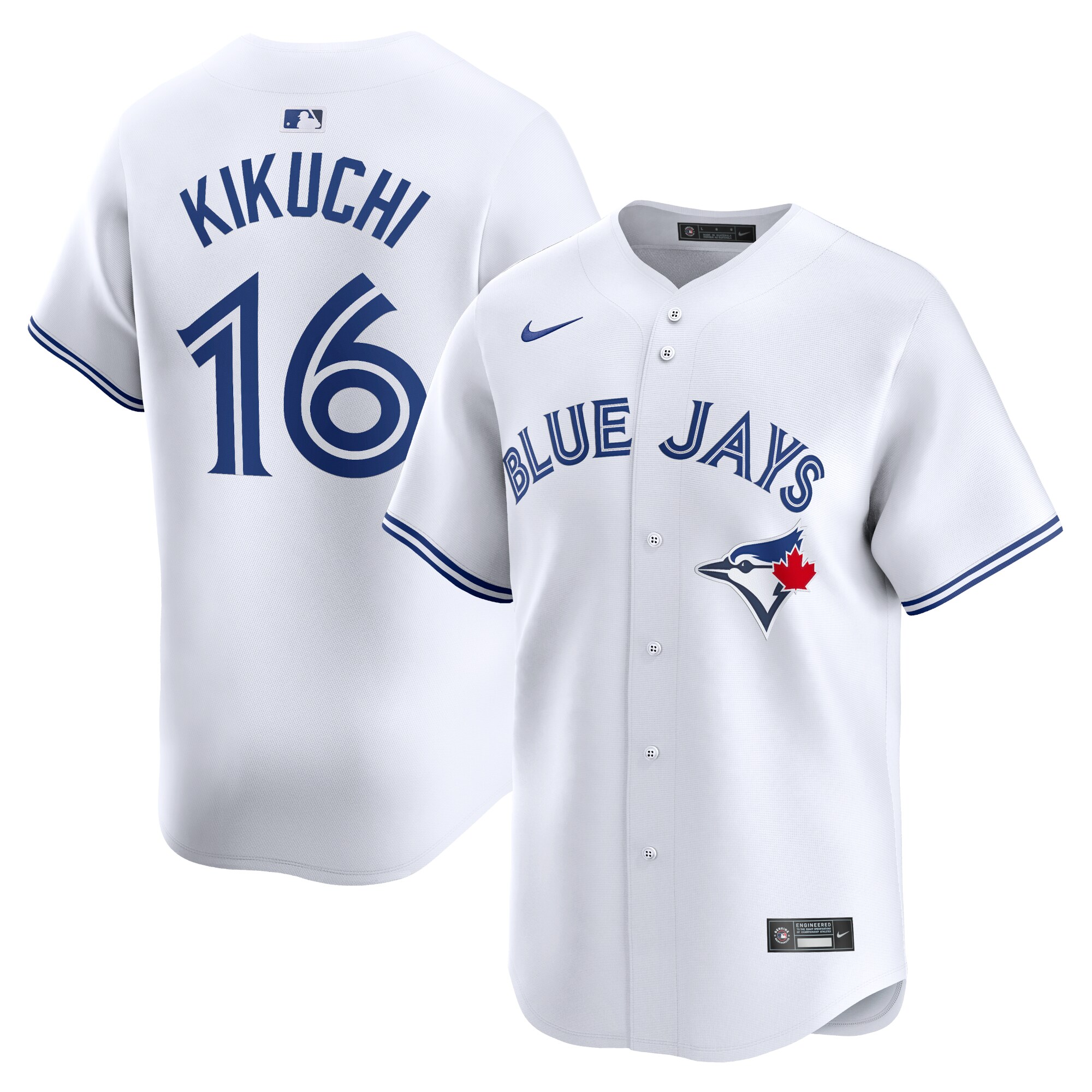 Yusei Kikuchi Toronto Blue Jays  Home Limited Player Jersey - White
