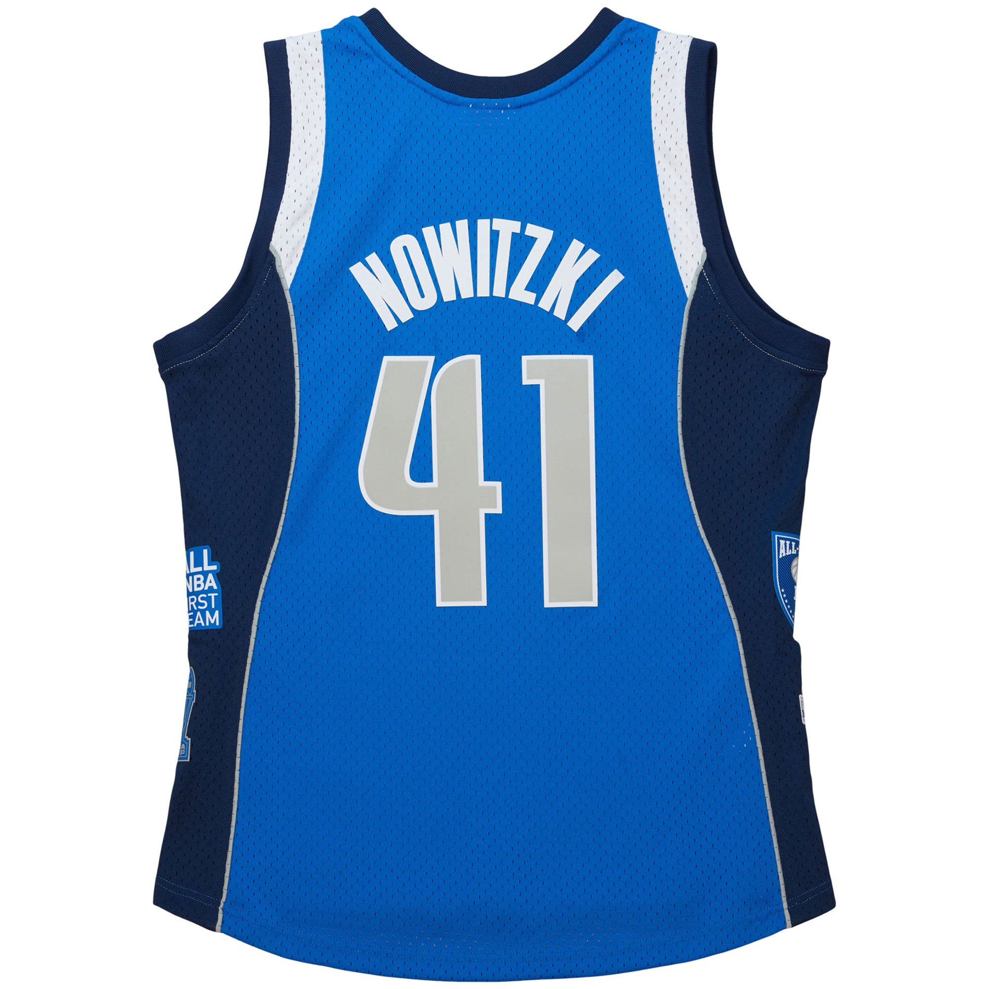 Dirk Nowitzki Dallas Mavericks Mitchell & Ness Unisex Hall of Fame Class of 2023 Throwback Swingman Jersey - Blue
