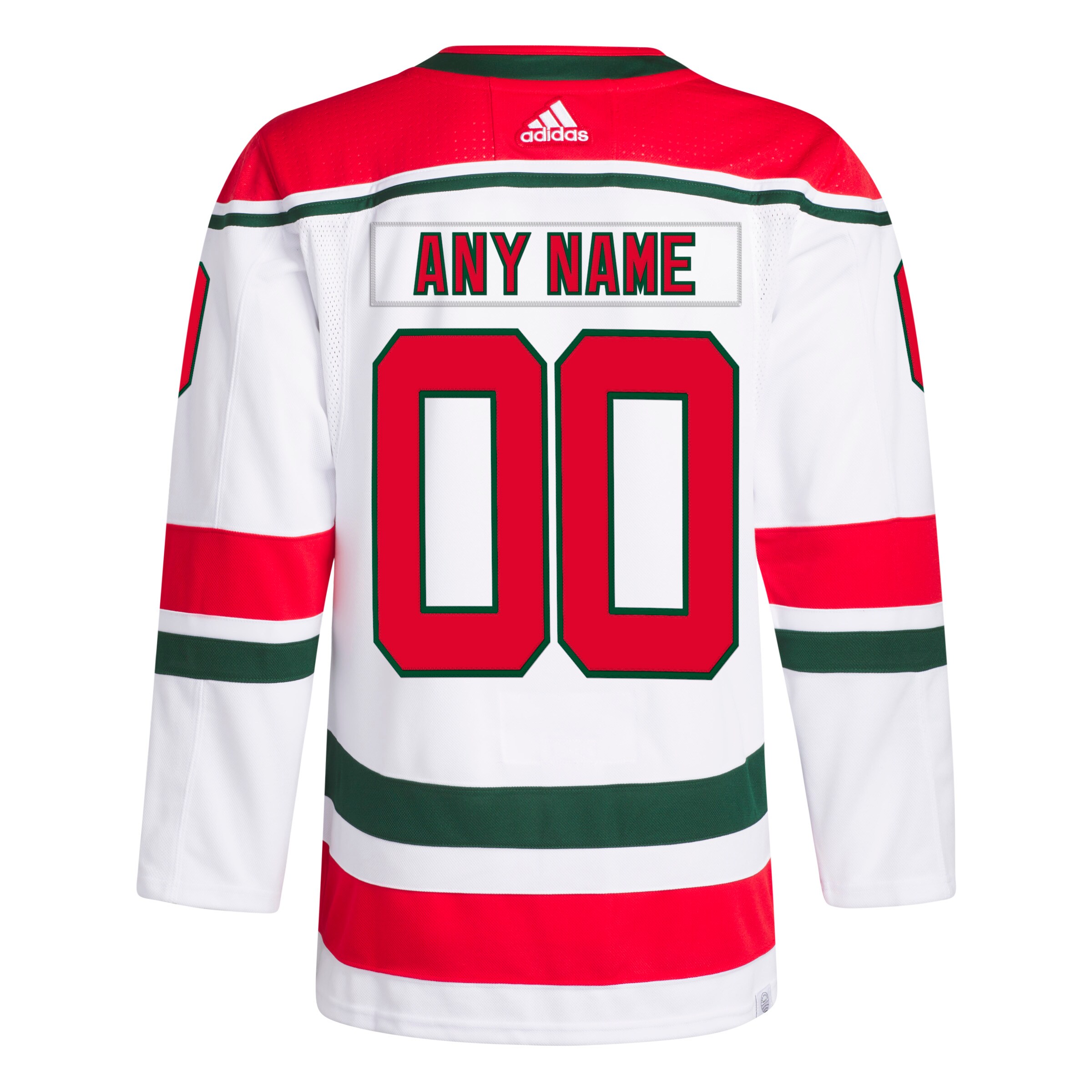 New Jersey Devils adidas 2022\/23 Heritage Primegreen Authentic Pro Custom Jersey - White