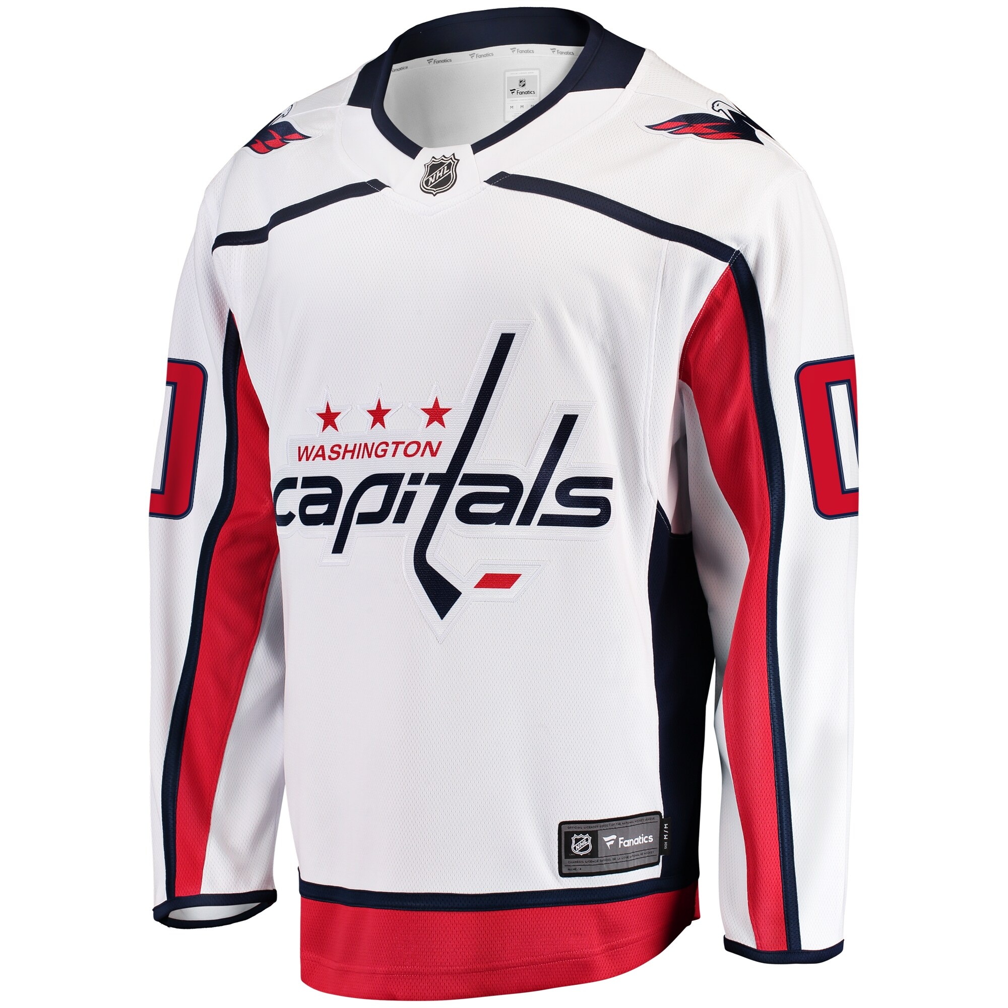 Washington Capitals Fanatics Away Breakaway Custom Jersey - White
