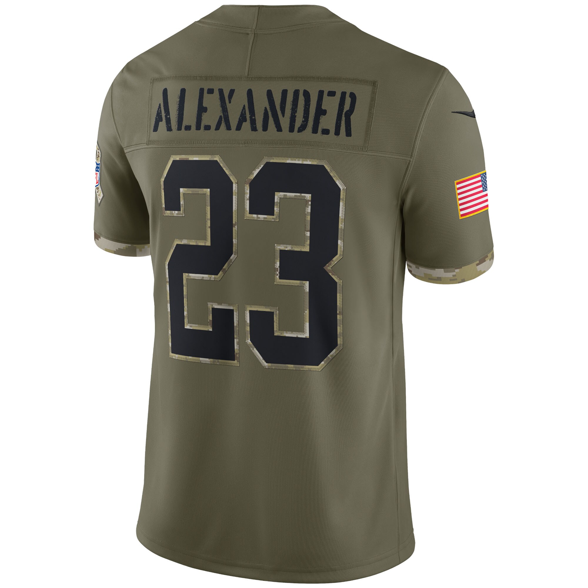 Jaire Alexander Green Bay Packers  2022 Salute To Service Limited Jersey - Olive