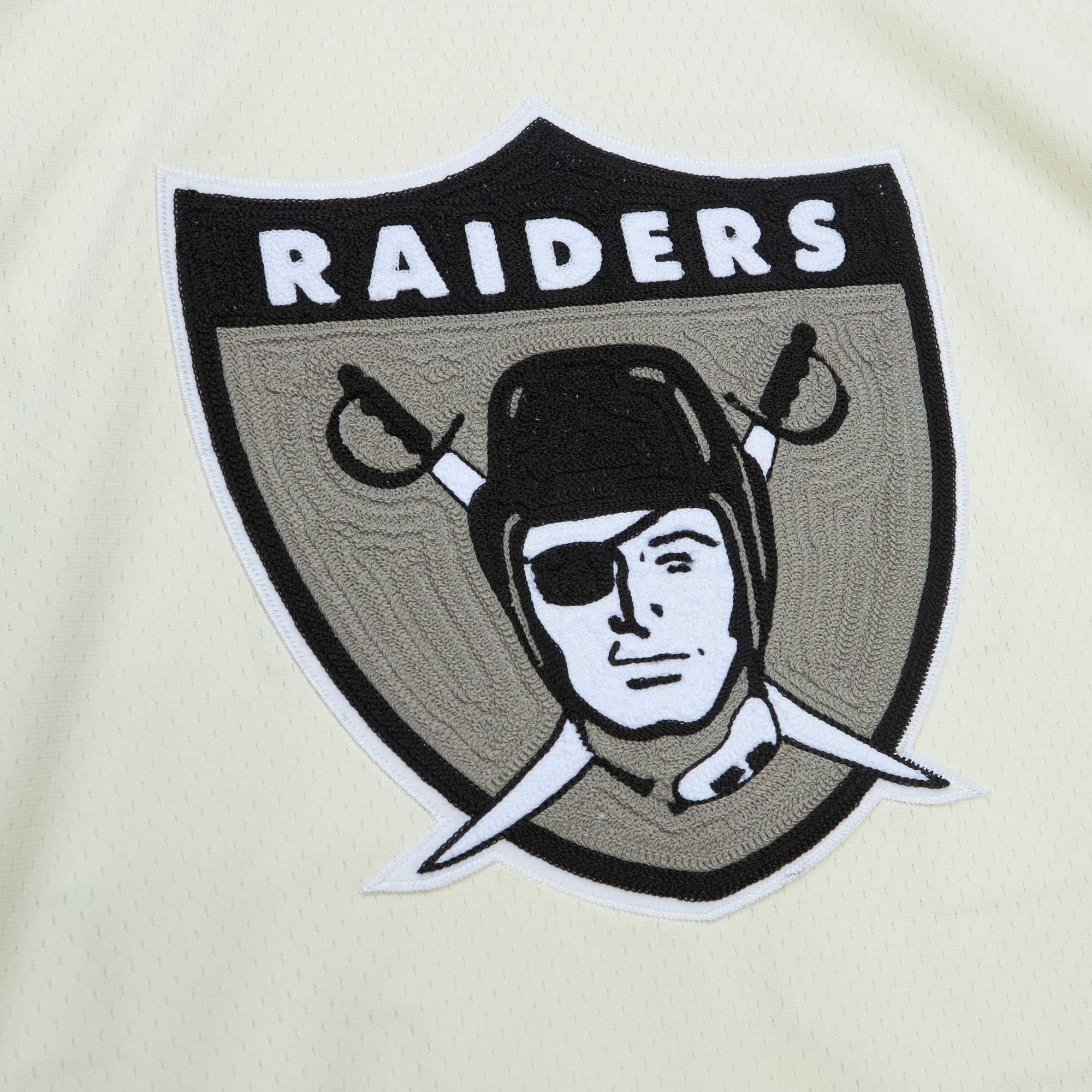 Bo Jackson Las Vegas Raiders Mitchell & Ness Chainstitch Legacy Jersey - Cream