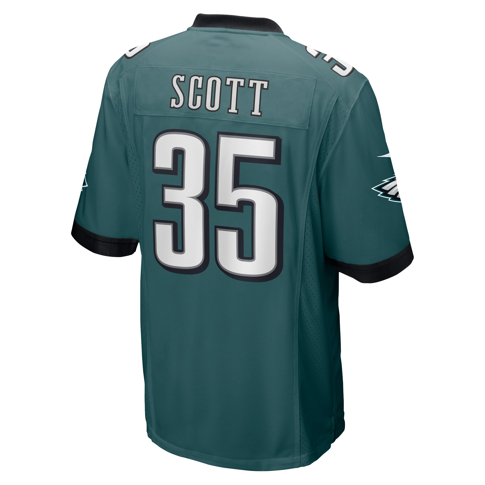 Boston Scott Philadelphia Eagles  Game Jersey - Midnight Green