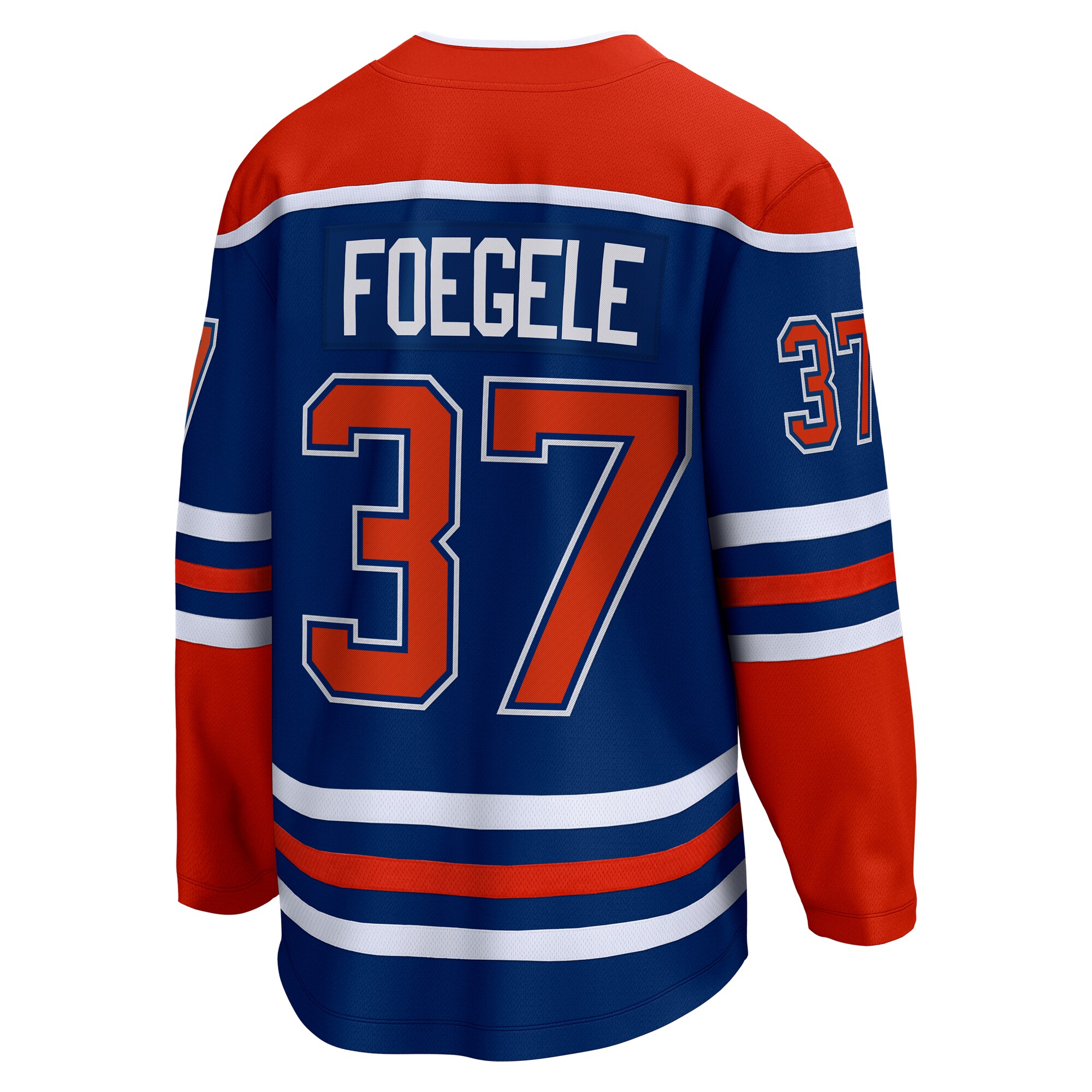 Warren Foegele Edmonton Oilers Fanatics Home Breakaway Jersey - Royal