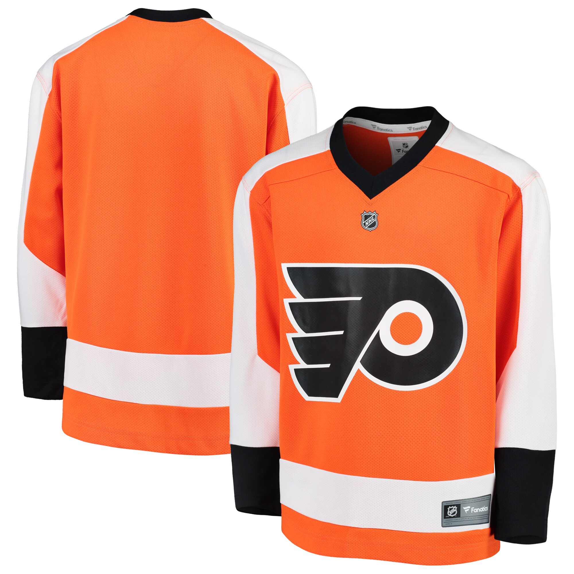 Philadelphia Flyers Fanatics Youth Home Replica Blank Jersey - Orange